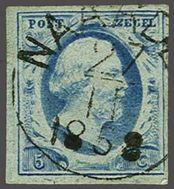 Lot 623 - Netherlands and former colonies NL 1852 King William III -  Corinphila Veilingen Auction 240: Single lots Netherlands and former colonies