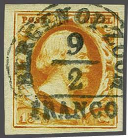 Lot 421 - Netherlands and former colonies NL Semi-circular Cancellation -  Corinphila Veilingen Auction 240: Single lots Netherlands and former colonies