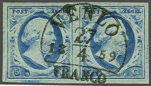 Lot 581 - Netherlands and former colonies NL Semi-circular Cancellation -  Corinphila Veilingen Auction 240: Single lots Netherlands and former colonies