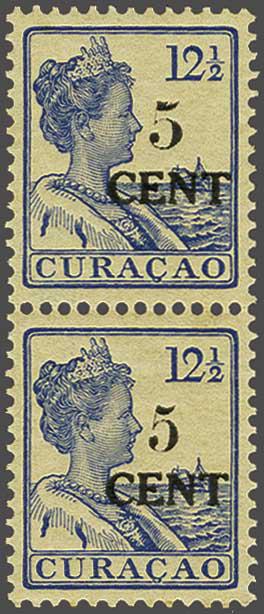 Lot 1370 - Netherlands and former colonies curacao -  Corinphila Veilingen Auction 240: Single lots Netherlands and former colonies