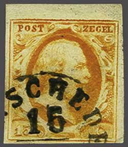 Lot 454 - Netherlands and former colonies NL Semi-circular Cancellation -  Corinphila Veilingen Auction 240: Pre-philately Netherlands and former colonies