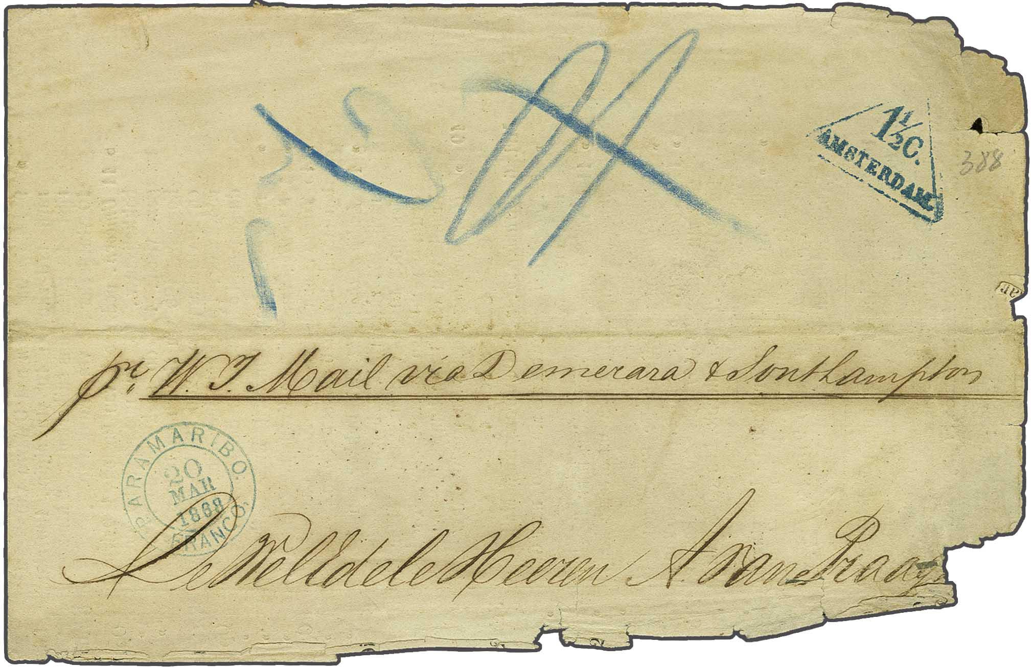 Lot 181 - Netherlands and former colonies surinam -  Corinphila Veilingen Auction 240: Single lots Netherlands and former colonies
