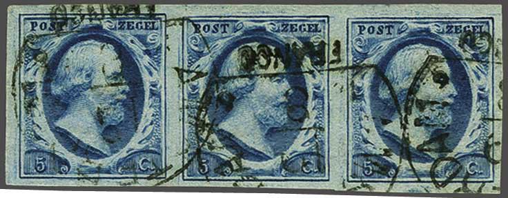 Lot 250 - Netherlands and former colonies NL 1852 King William III -  Corinphila Veilingen Auction 240: Single lots Netherlands and former colonies