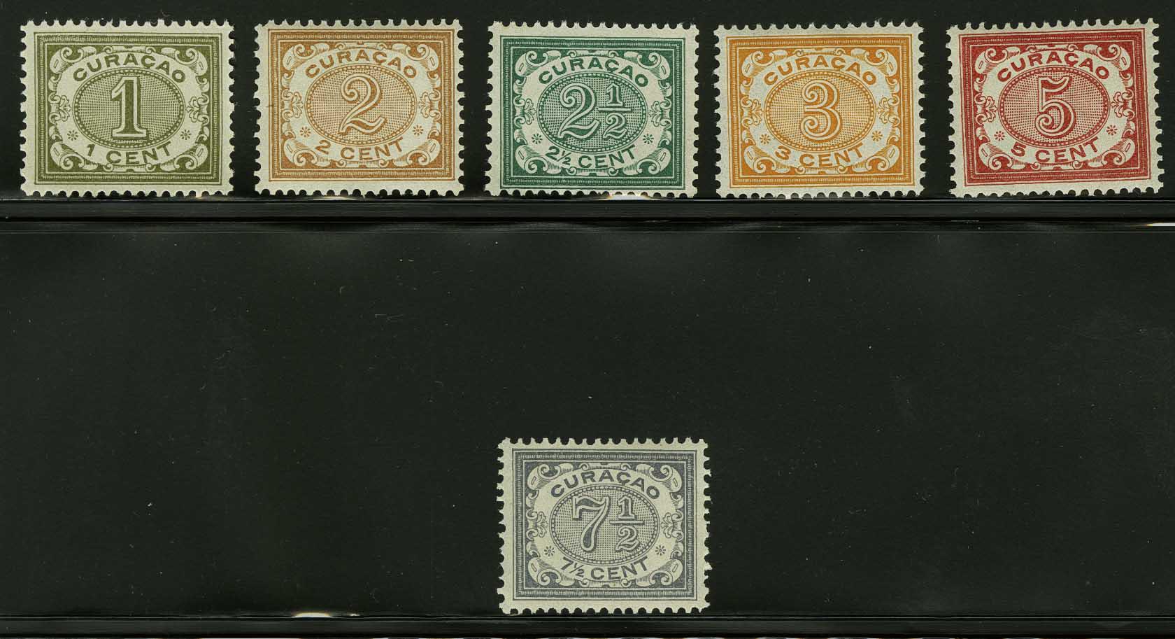 Lot 1367 - Netherlands and former colonies curacao -  Corinphila Veilingen Auction 240: Single lots Netherlands and former colonies