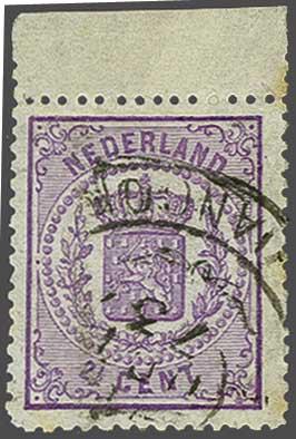 Lot 700 - Netherlands and former colonies NL 1869 Coat of Arms -  Corinphila Veilingen Auction 240: Single lots Netherlands and former colonies