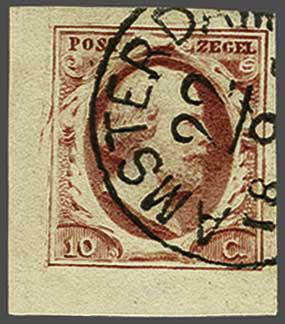 Lot 276 - Netherlands and former colonies NL 1852 King William III -  Corinphila Veilingen Auction 240: Single lots Netherlands and former colonies