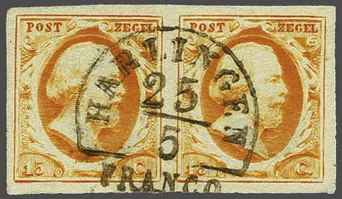 Lot 477 - Netherlands and former colonies NL Semi-circular Cancellation -  Corinphila Veilingen Auction 240: Pre-philately Netherlands and former colonies