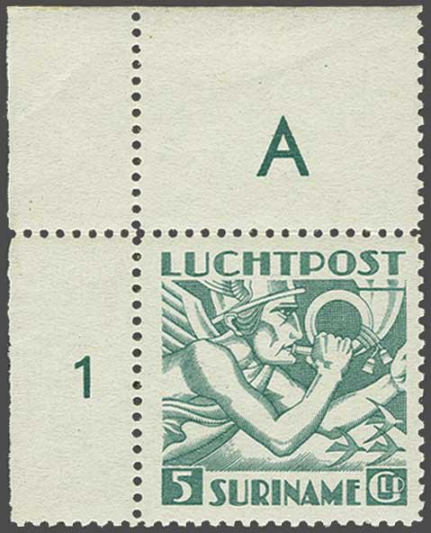 Lot 1419 - Netherlands and former colonies surinam -  Corinphila Veilingen Auction 240: Single lots Netherlands and former colonies