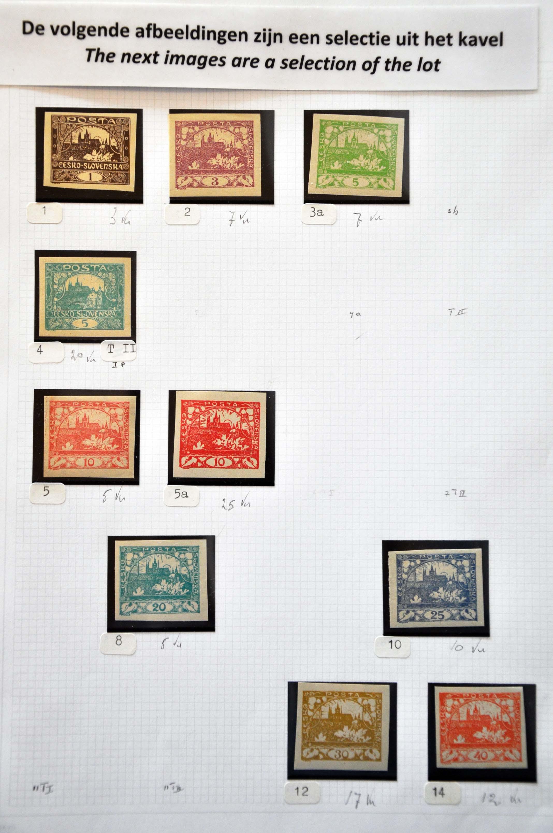 Lot 3299 - European Countries Czechoslovakia -  Corinphila Veilingen Auction 242: General sale 