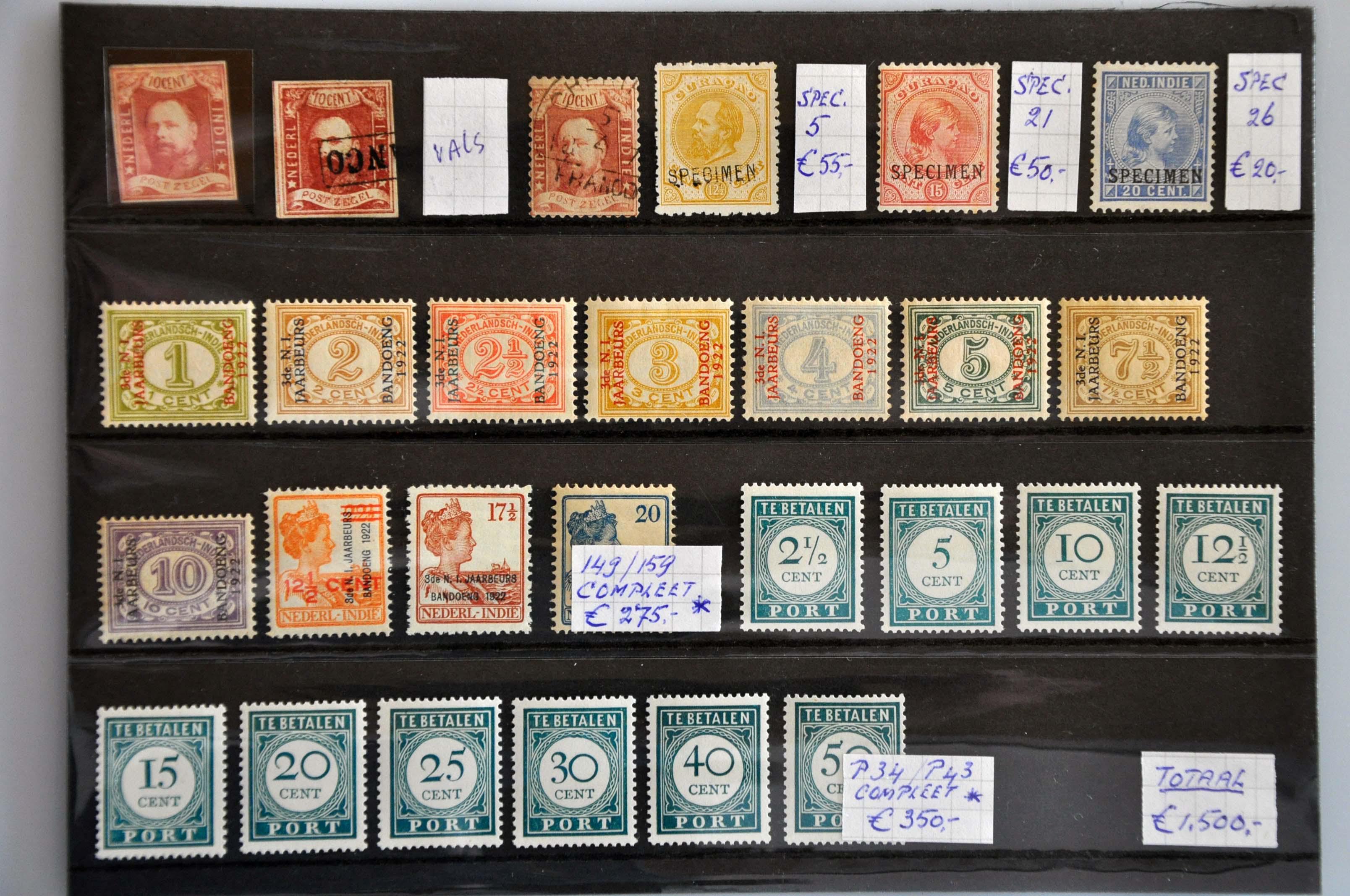 Lot 2250 - Netherlands and former colonies (former) Dutch Territories - Corinphila Veilingen Auction 242: General sale Lot 2250 - Netherlands and former colonies (former) Dutch Territories - Corinphila Veilingen Auction 242: General sale