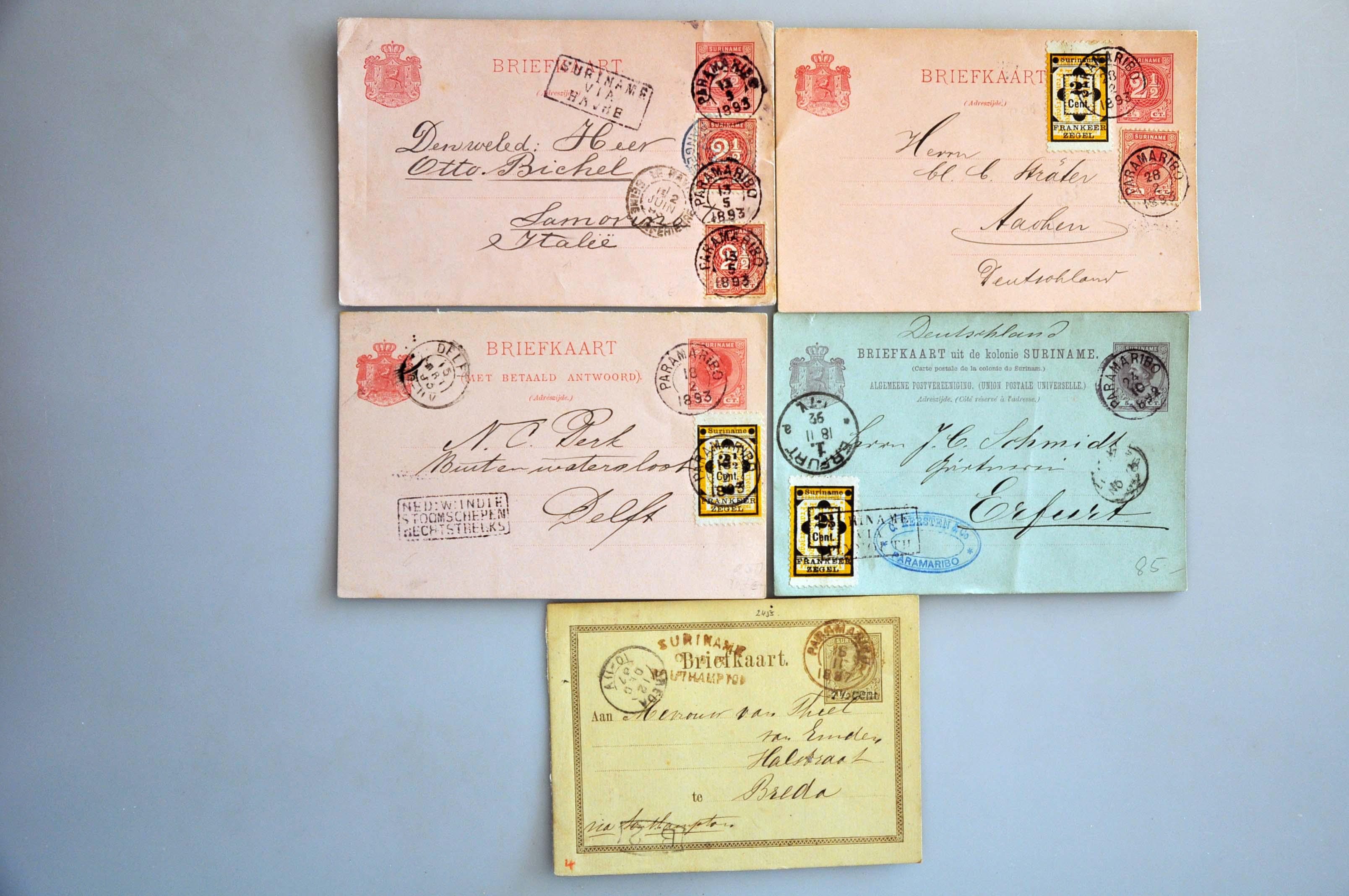 Lot 2277 - Netherlands and former colonies surinam - Corinphila Veilingen Auction 242: General sale Lot 2277 - Netherlands and former colonies surinam - Corinphila Veilingen Auction 242: General sale