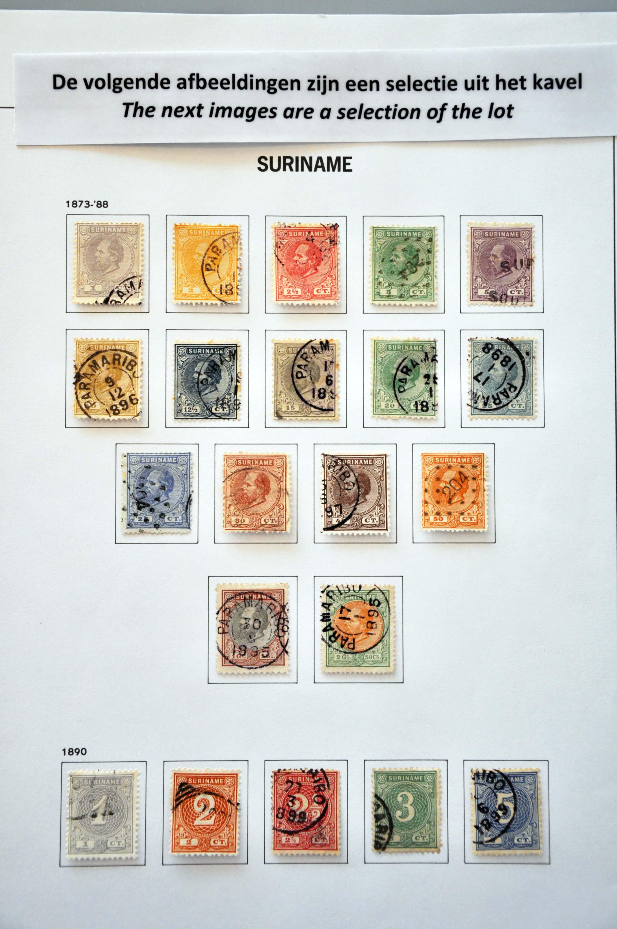 Lot 2054 - Netherlands and former colonies surinam - Corinphila Veilingen Auction 242: General sale Lot 2054 - Netherlands and former colonies surinam - Corinphila Veilingen Auction 242: General sale