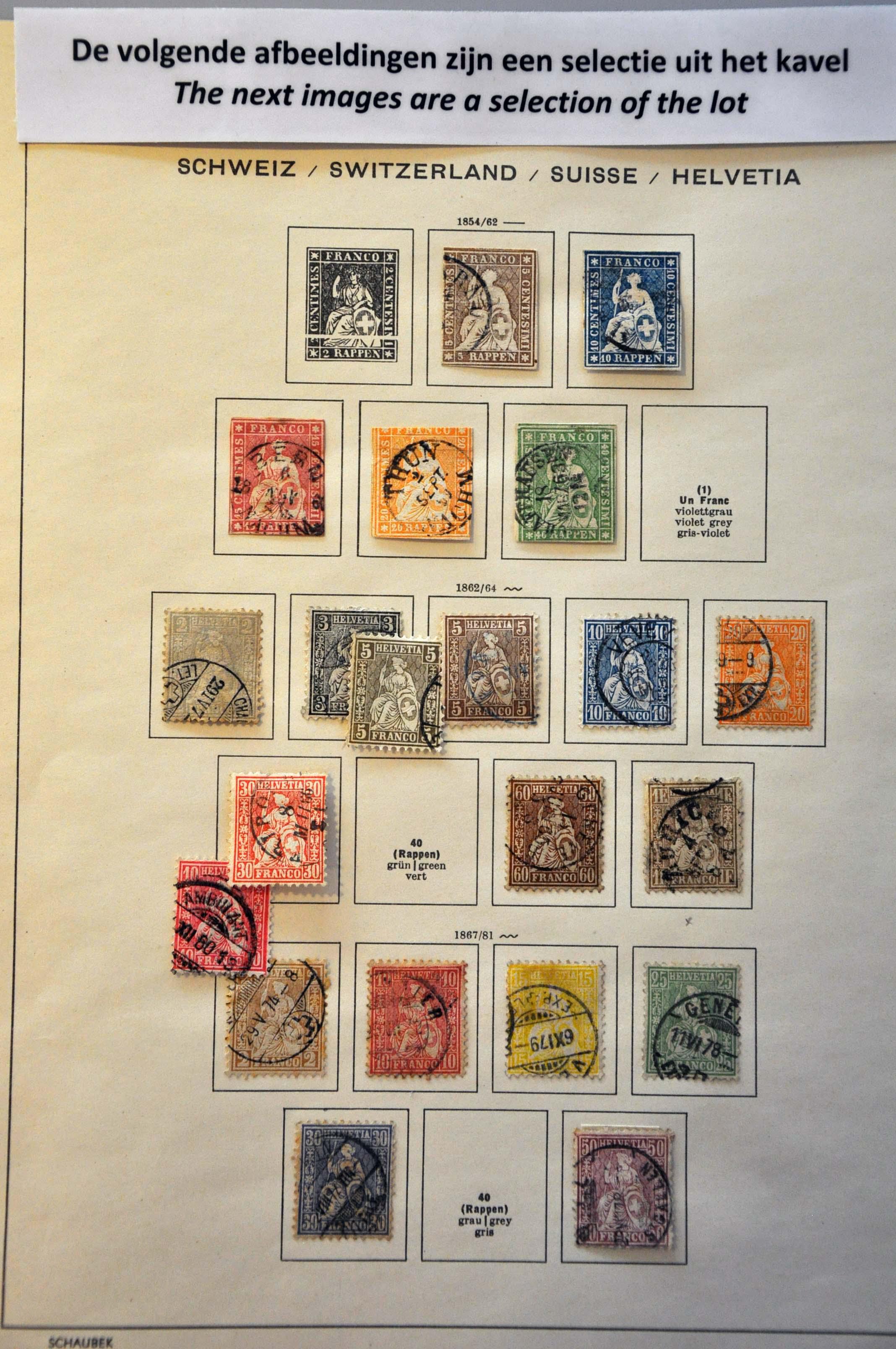 Lot 3799 - Switzerland Switzerland -  Corinphila Veilingen Auction 242: General sale 