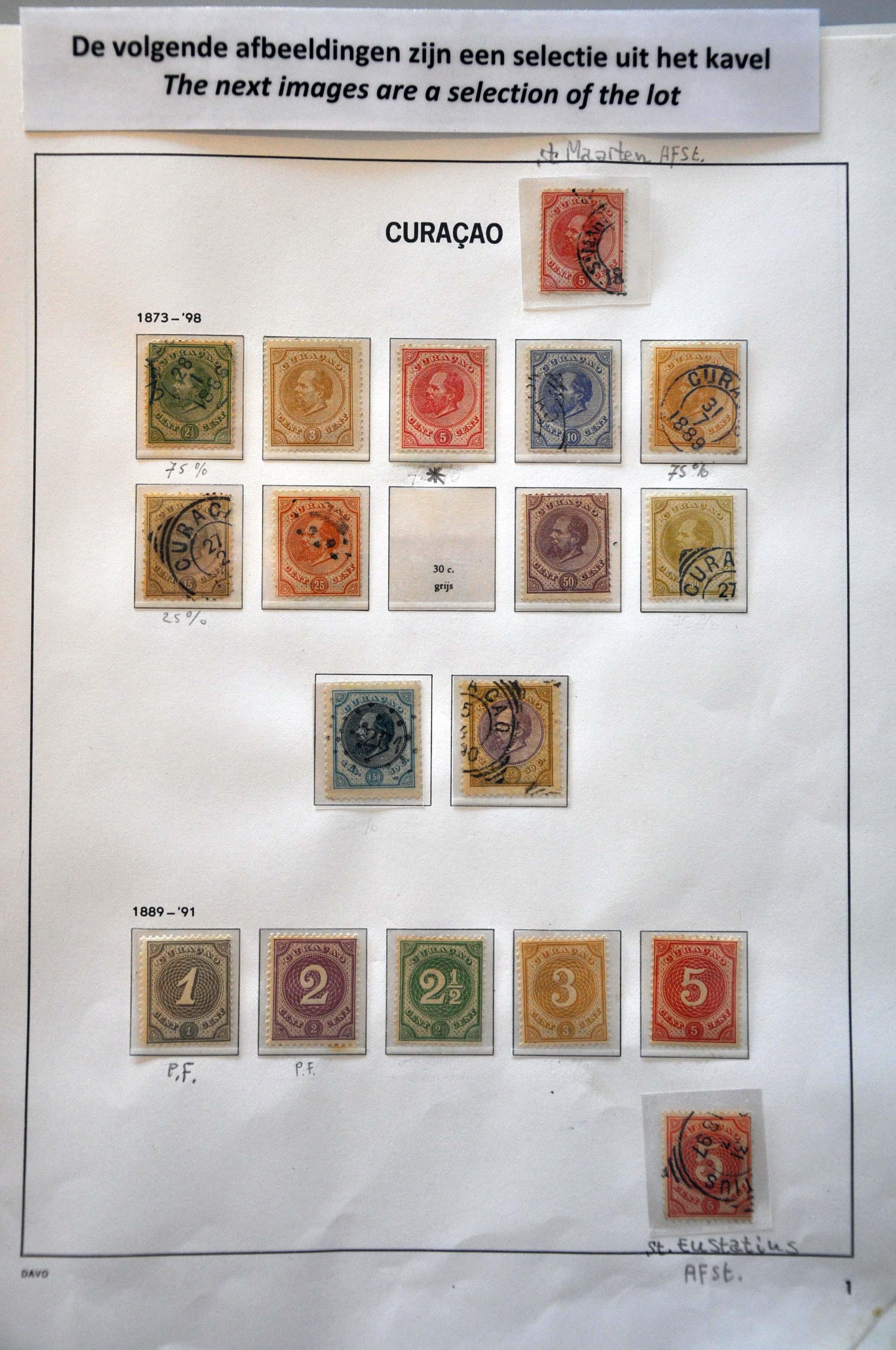 Lot 2030 - Netherlands and former colonies Curaçao - Corinphila Veilingen Auction 242: General sale Lot 2030 - Netherlands and former colonies Curaçao - Corinphila Veilingen Auction 242: General sale