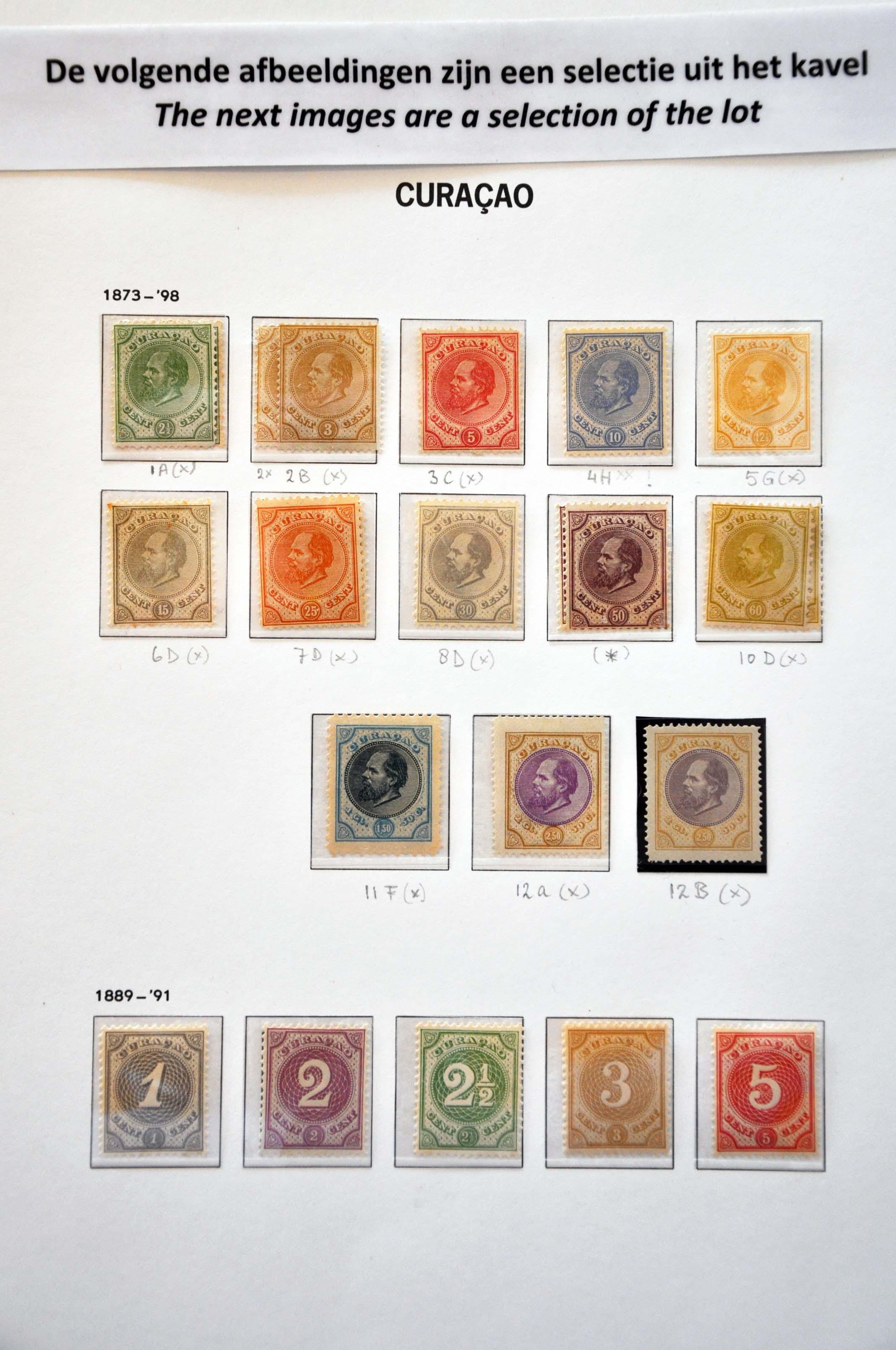 Lot 2024 - Netherlands and former colonies Curaçao - Corinphila Veilingen Auction 242: General sale Lot 2024 - Netherlands and former colonies Curaçao - Corinphila Veilingen Auction 242: General sale
