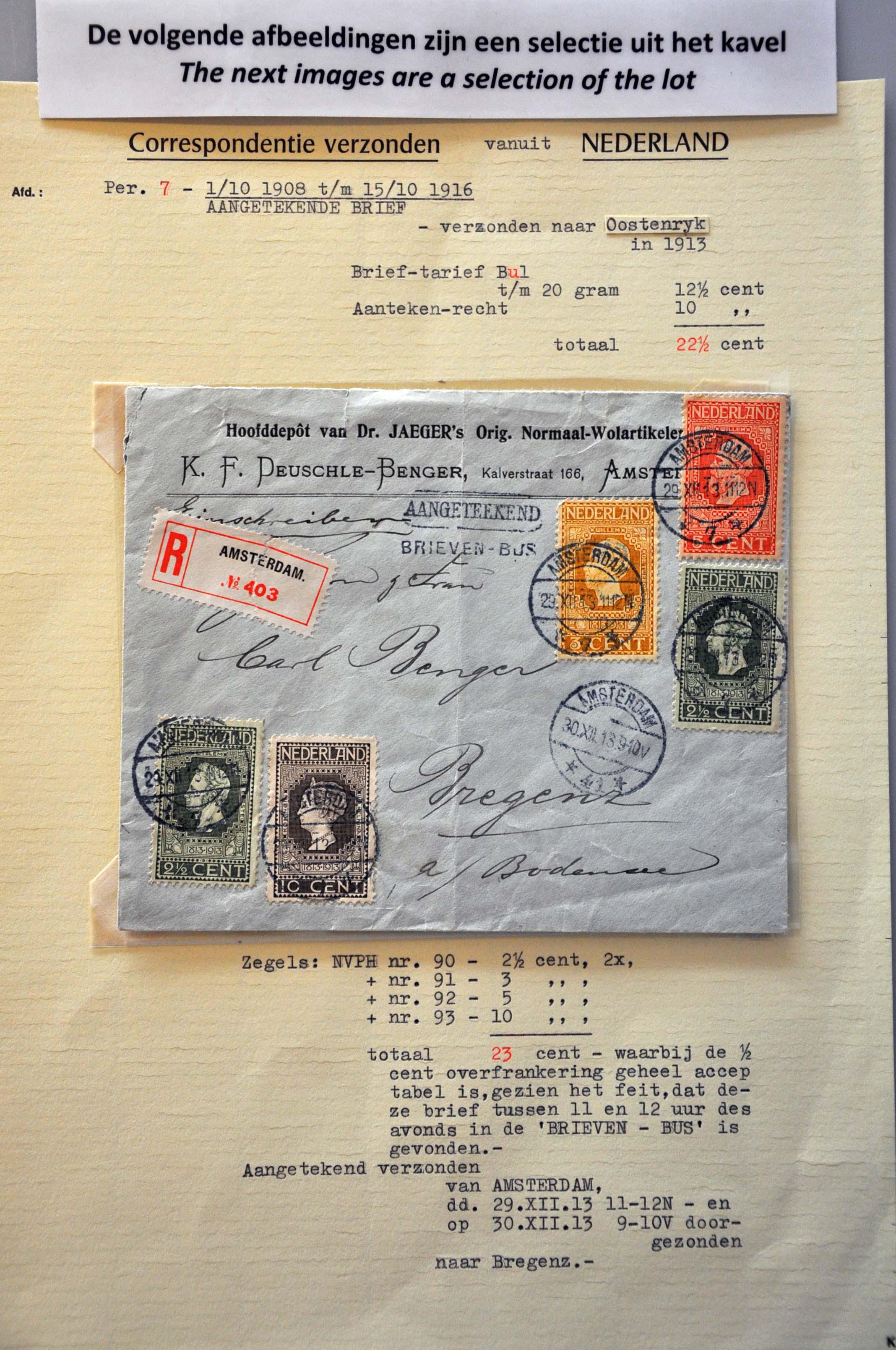 Lot 1784 - Netherlands and former colonies Netherlands - Corinphila Veilingen Auction 242: General sale Lot 1784 - Netherlands and former colonies Netherlands - Corinphila Veilingen Auction 242: General sale