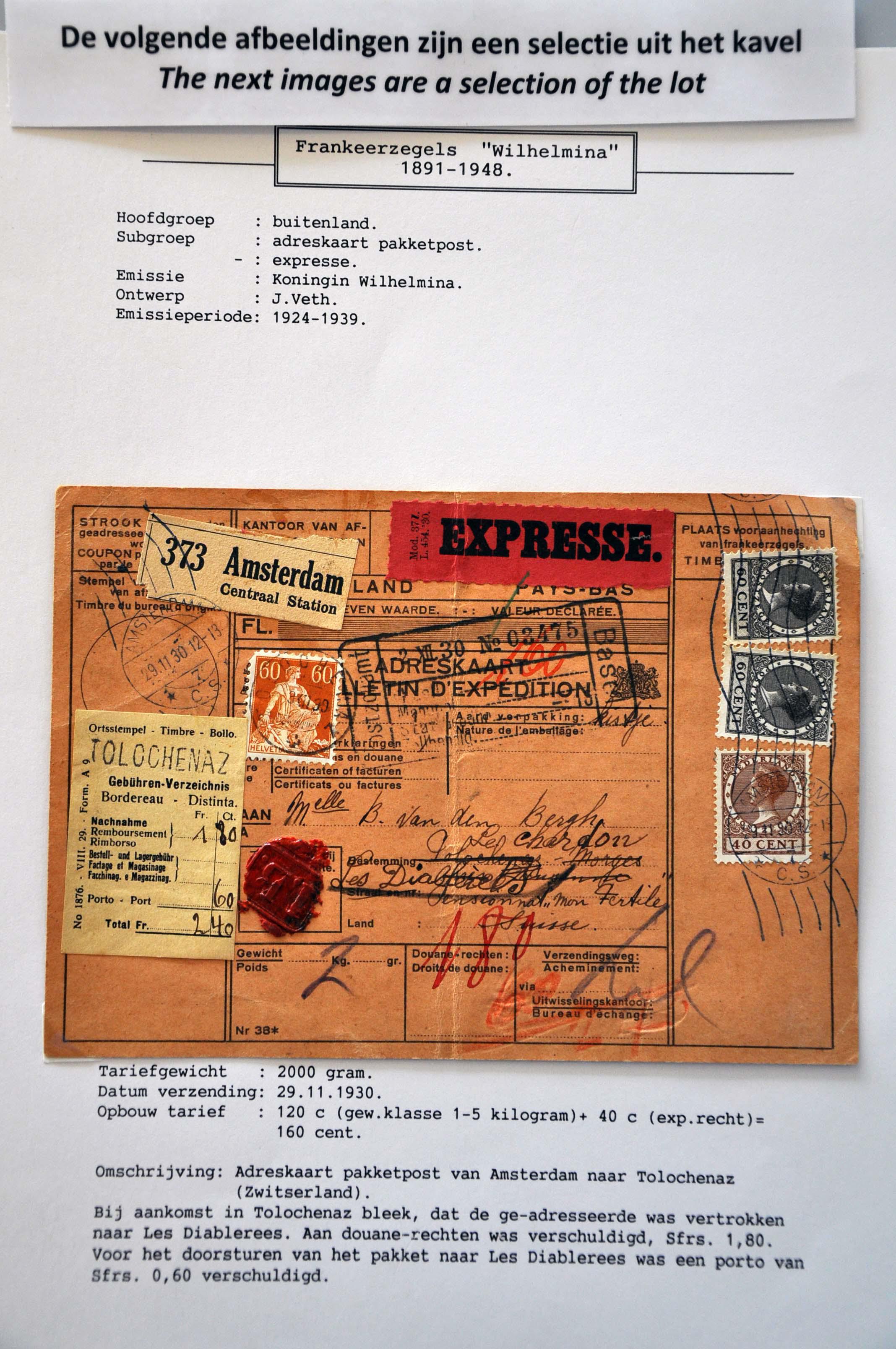 Lot 2127 - Netherlands and former colonies Netherlands - Corinphila Veilingen Auction 242: General sale Lot 2127 - Netherlands and former colonies Netherlands - Corinphila Veilingen Auction 242: General sale