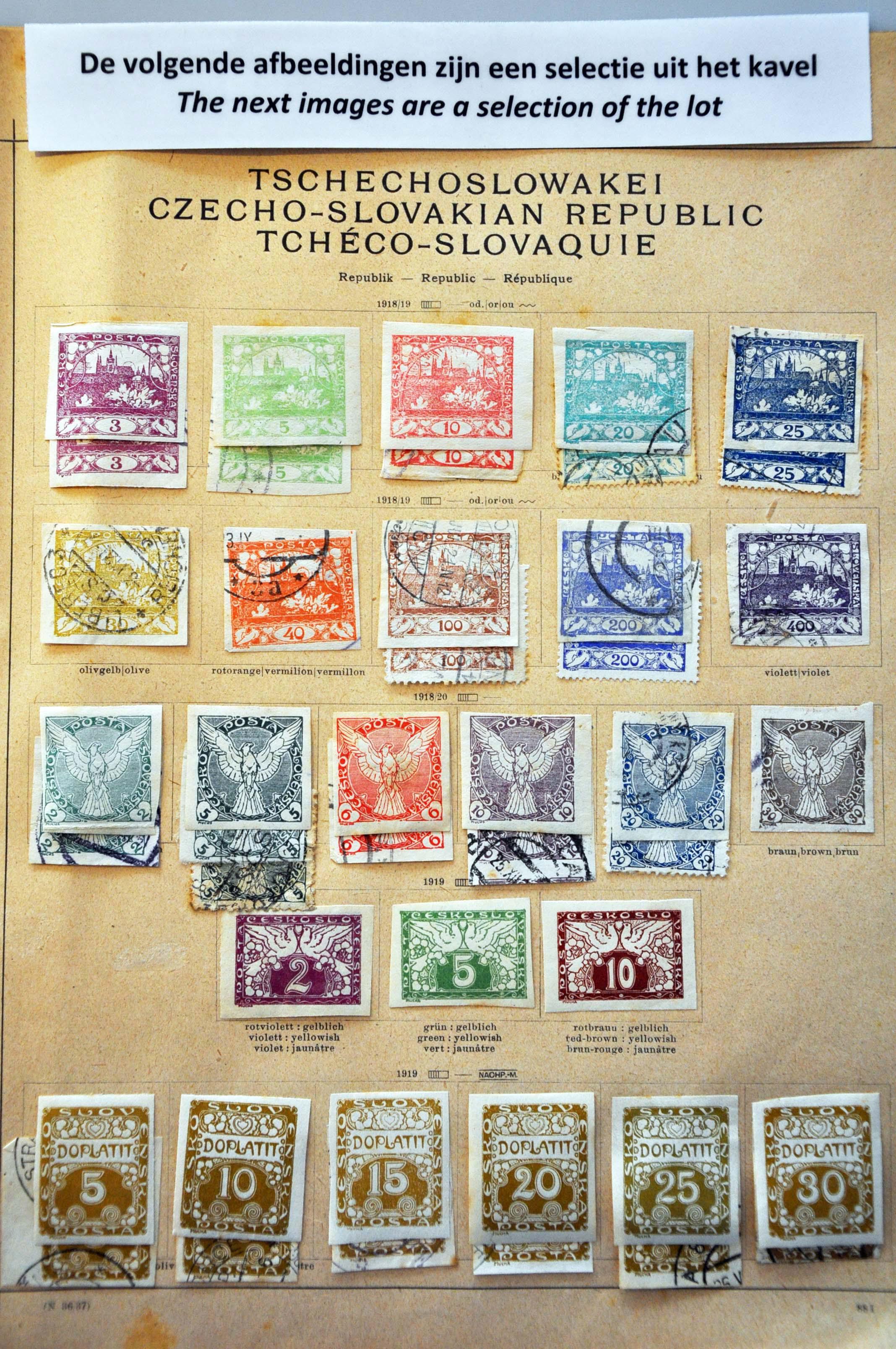 Lot 3300 - European Countries Czechoslovakia -  Corinphila Veilingen Auction 242: General sale 