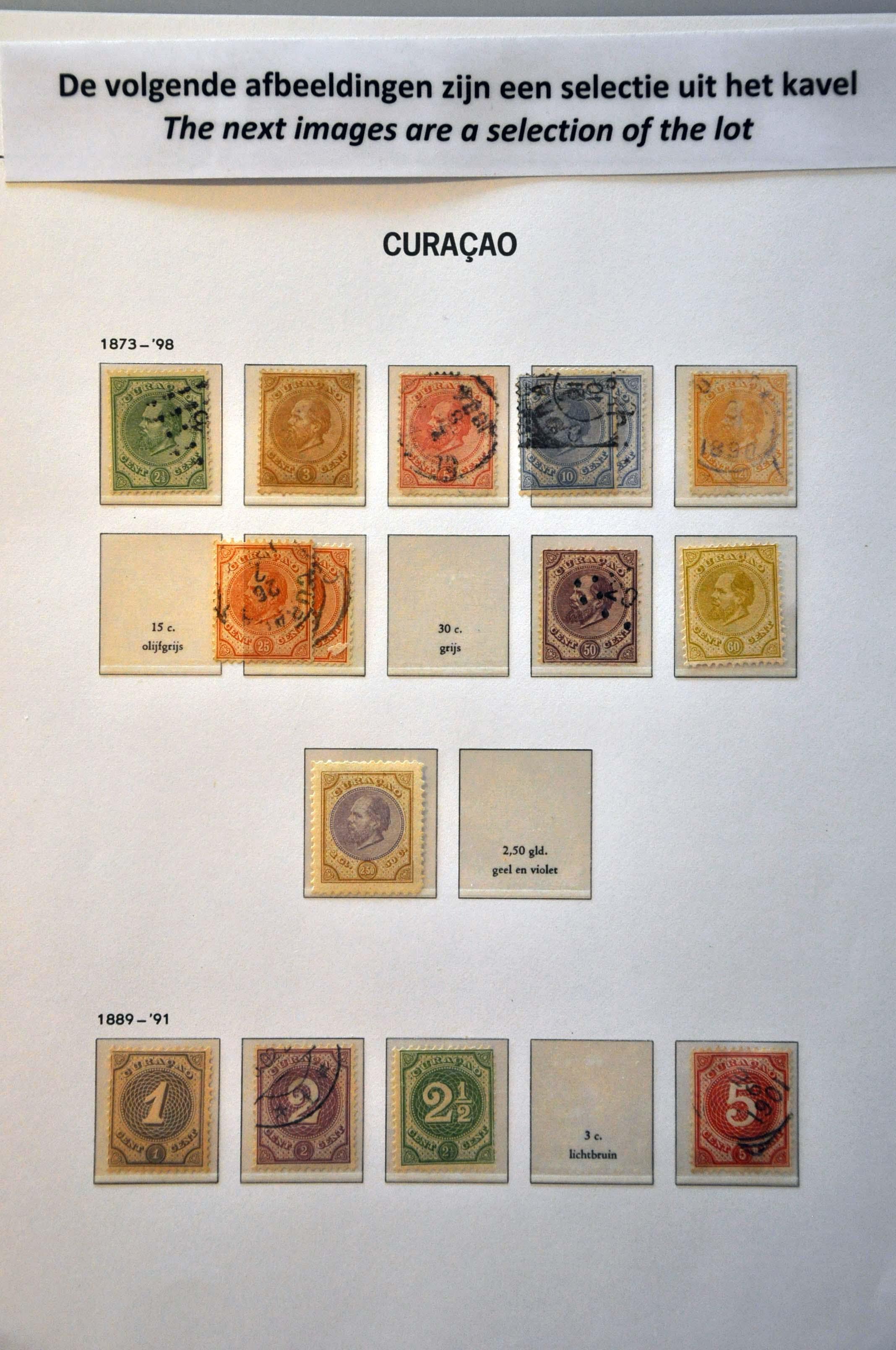 Lot 2031 - Netherlands and former colonies Curaçao - Corinphila Veilingen Auction 242: General sale Lot 2031 - Netherlands and former colonies Curaçao - Corinphila Veilingen Auction 242: General sale