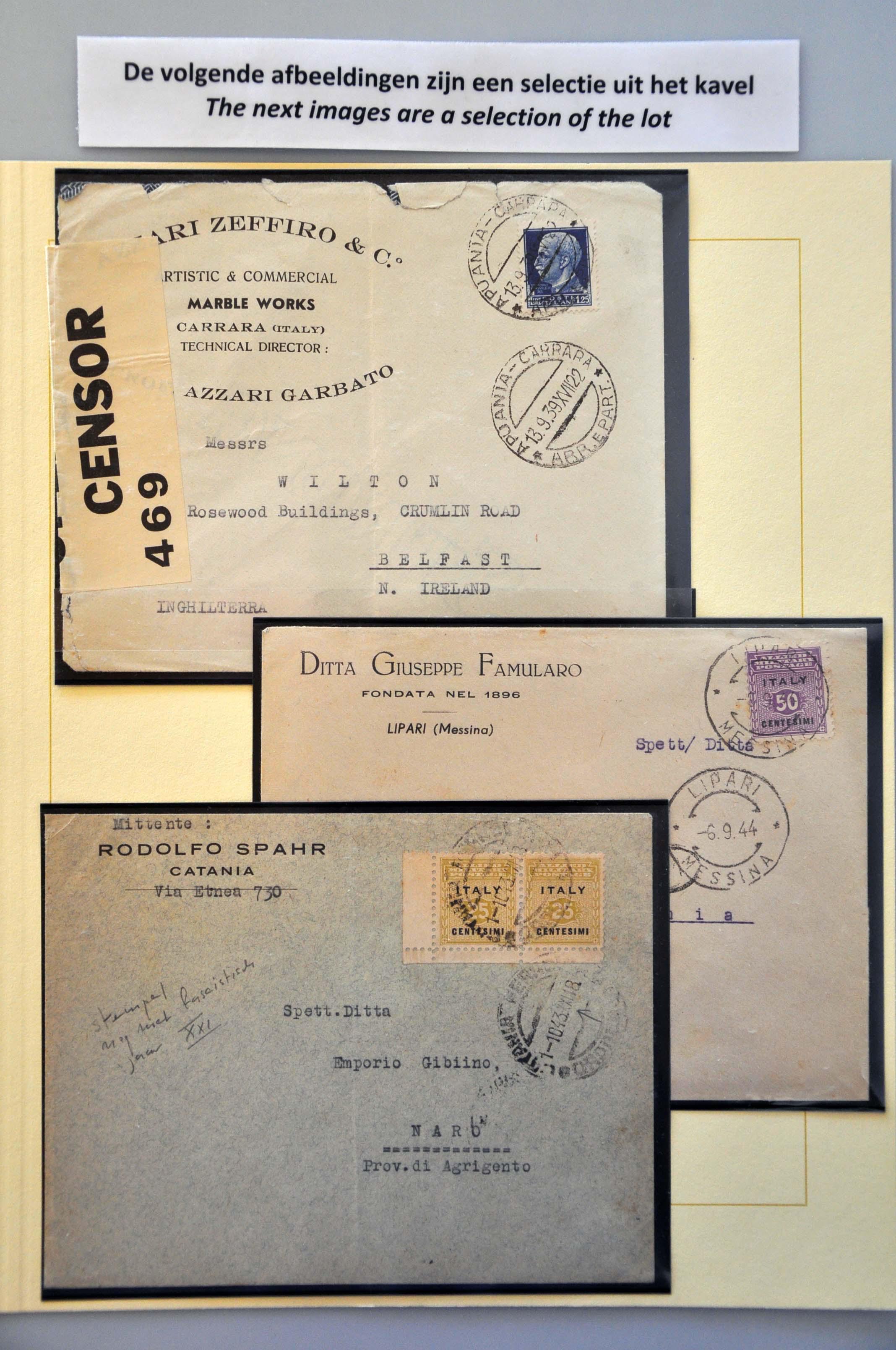 Lot 3108 - Italy and former colonies Italy - Corinphila Veilingen Auction 242: General sale Lot 3108 - Italy and former colonies Italy - Corinphila Veilingen Auction 242: General sale