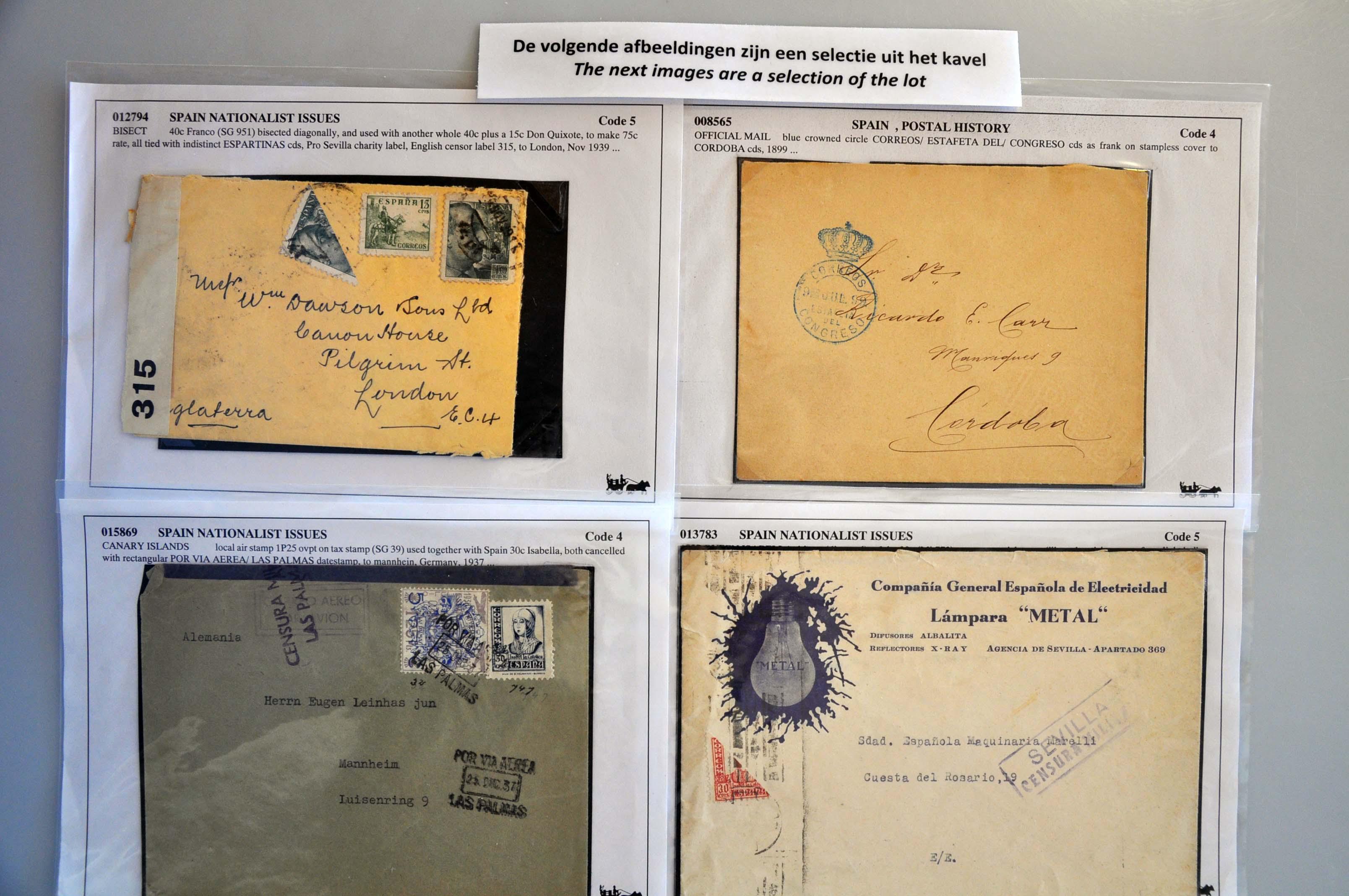 Lot 3189 - Spain and former colonies Spain - Corinphila Veilingen Auction 242: General sale Lot 3189 - Spain and former colonies Spain - Corinphila Veilingen Auction 242: General sale
