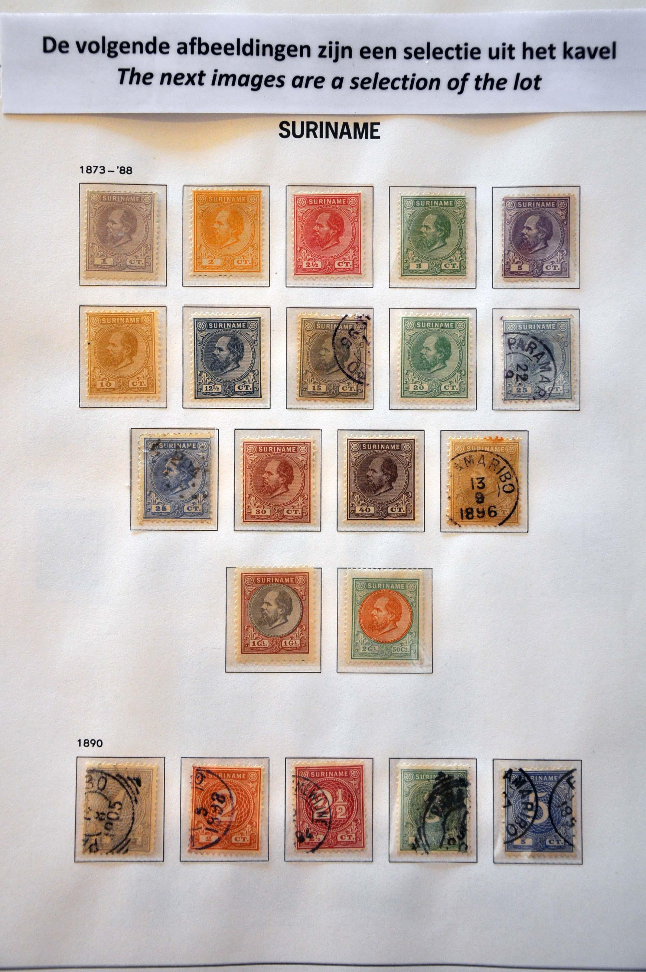 Lot 2051 - Netherlands and former colonies surinam - Corinphila Veilingen Auction 242: General sale Lot 2051 - Netherlands and former colonies surinam - Corinphila Veilingen Auction 242: General sale