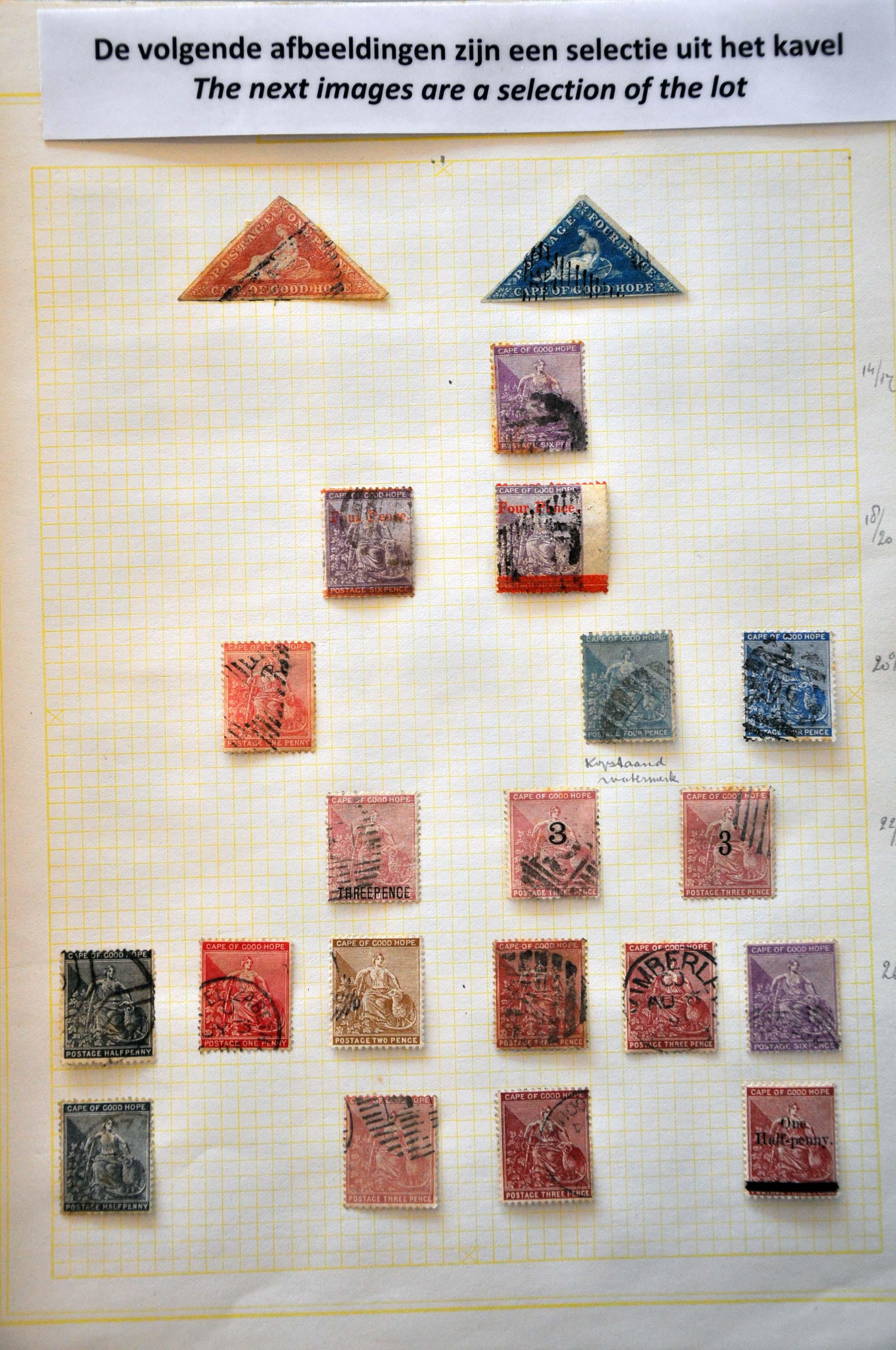 Lot 3086 - Great Britain and former colonies cape of good hope - Corinphila Veilingen Auction 242: General sale Lot 3086 - Great Britain and former colonies cape of good hope - Corinphila Veilingen Auction 242: General sale