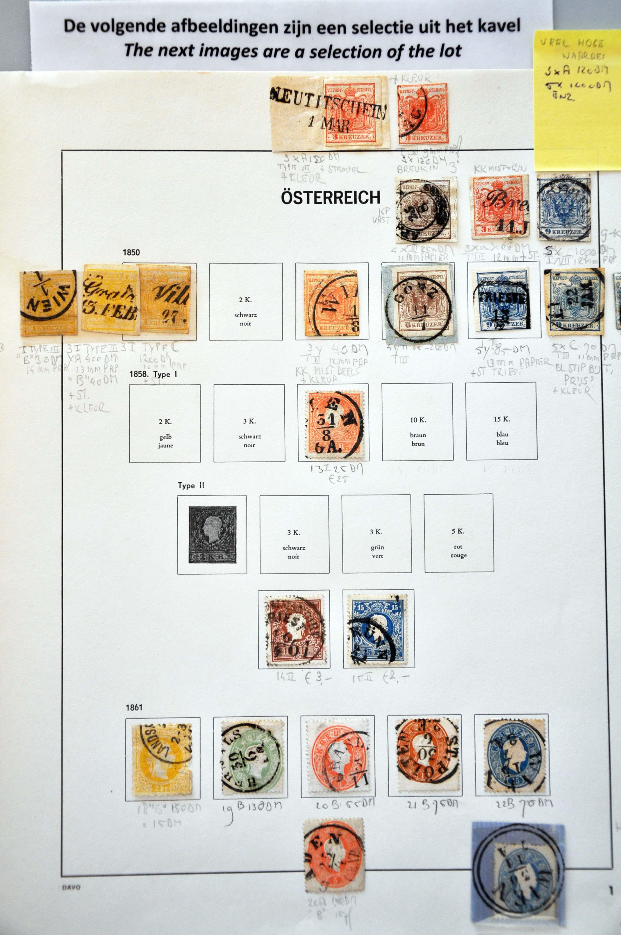 Lot 3218 - Austria and former territories Austria - Corinphila Veilingen Auction 242: General sale Lot 3218 - Austria and former territories Austria - Corinphila Veilingen Auction 242: General sale