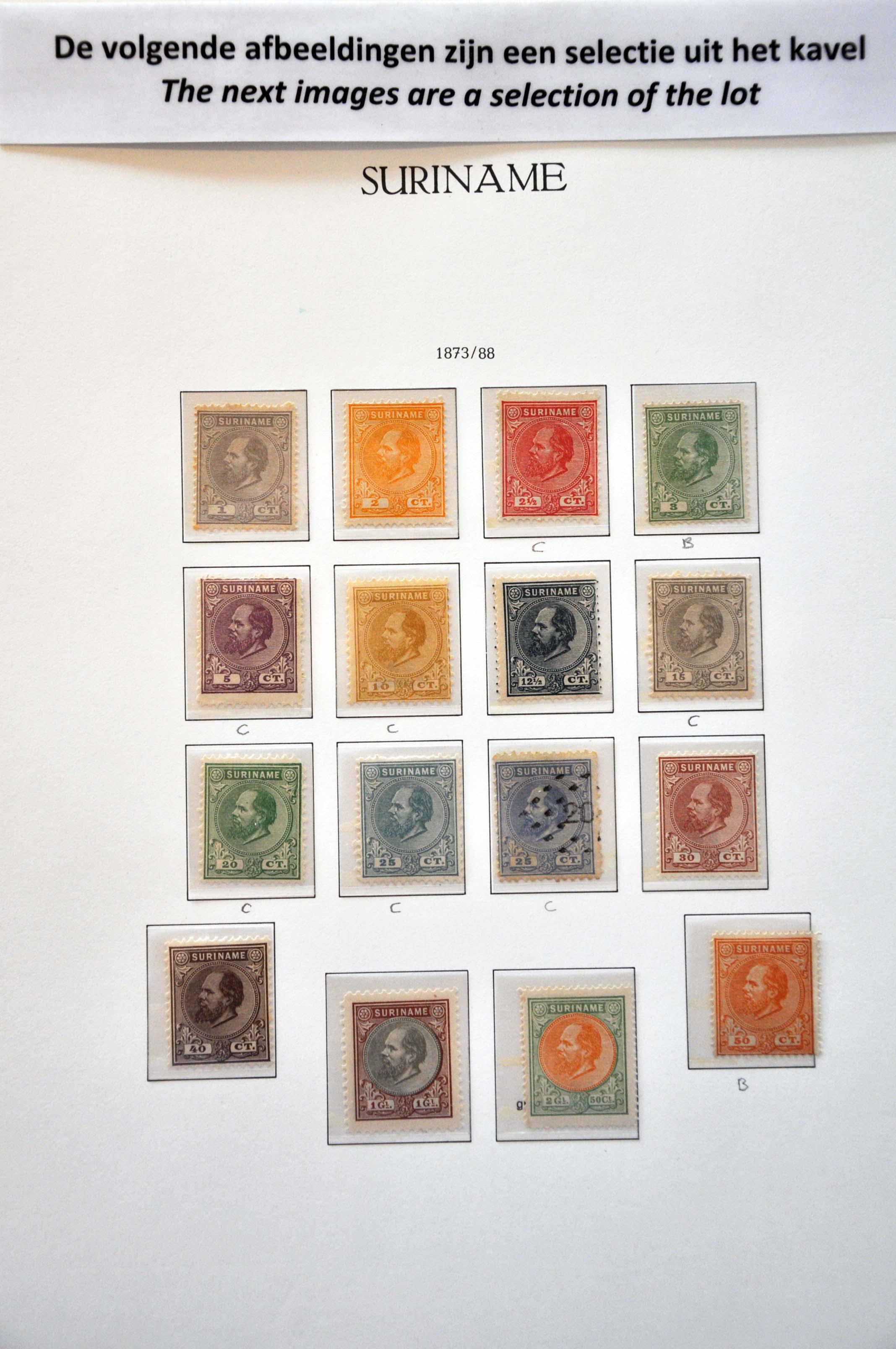 Lot 2052 - Netherlands and former colonies surinam - Corinphila Veilingen Auction 242: General sale Lot 2052 - Netherlands and former colonies surinam - Corinphila Veilingen Auction 242: General sale