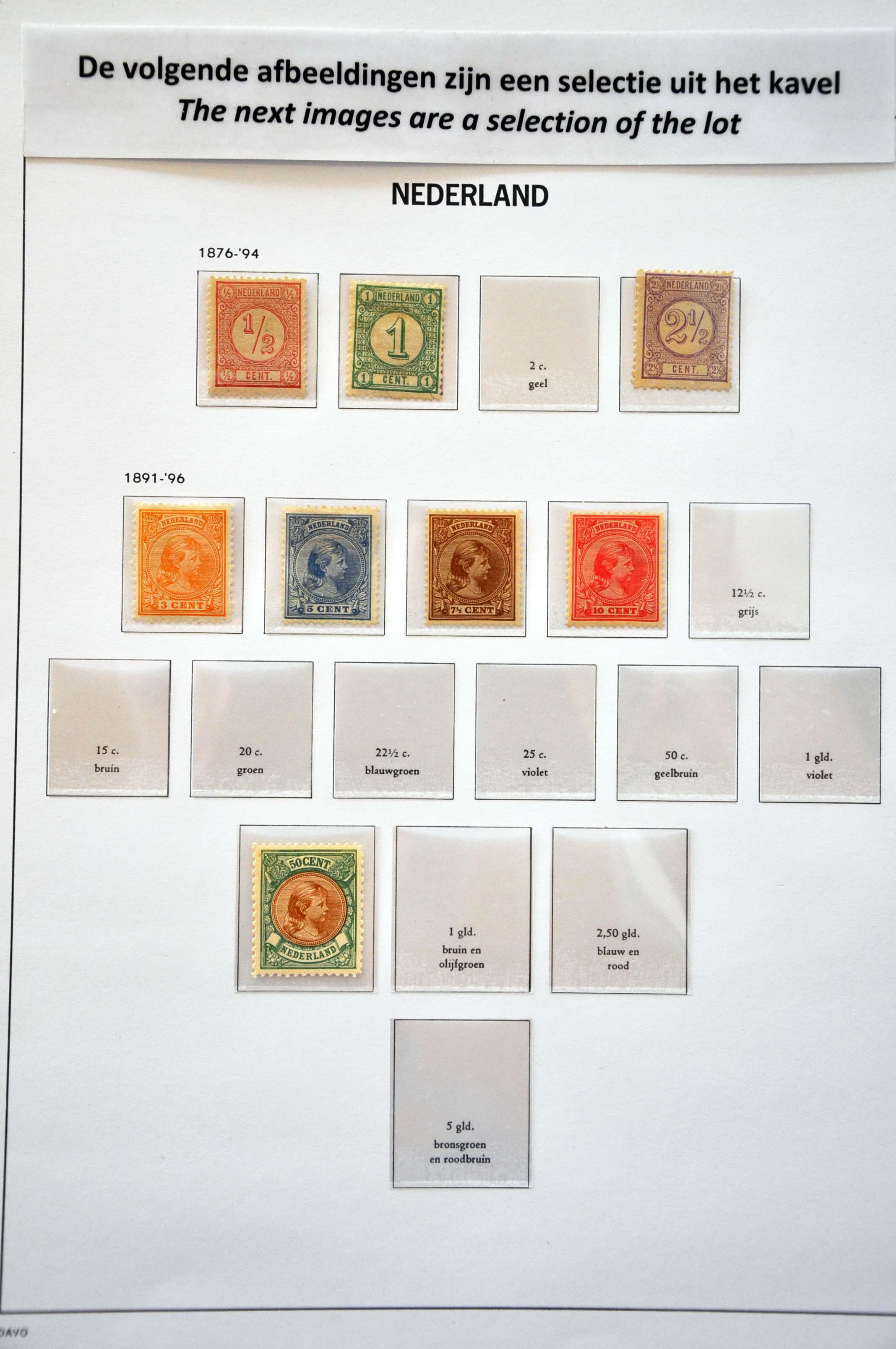 Lot 1803 - Netherlands and former colonies Netherlands -  Corinphila Veilingen Auction 242: General sale 