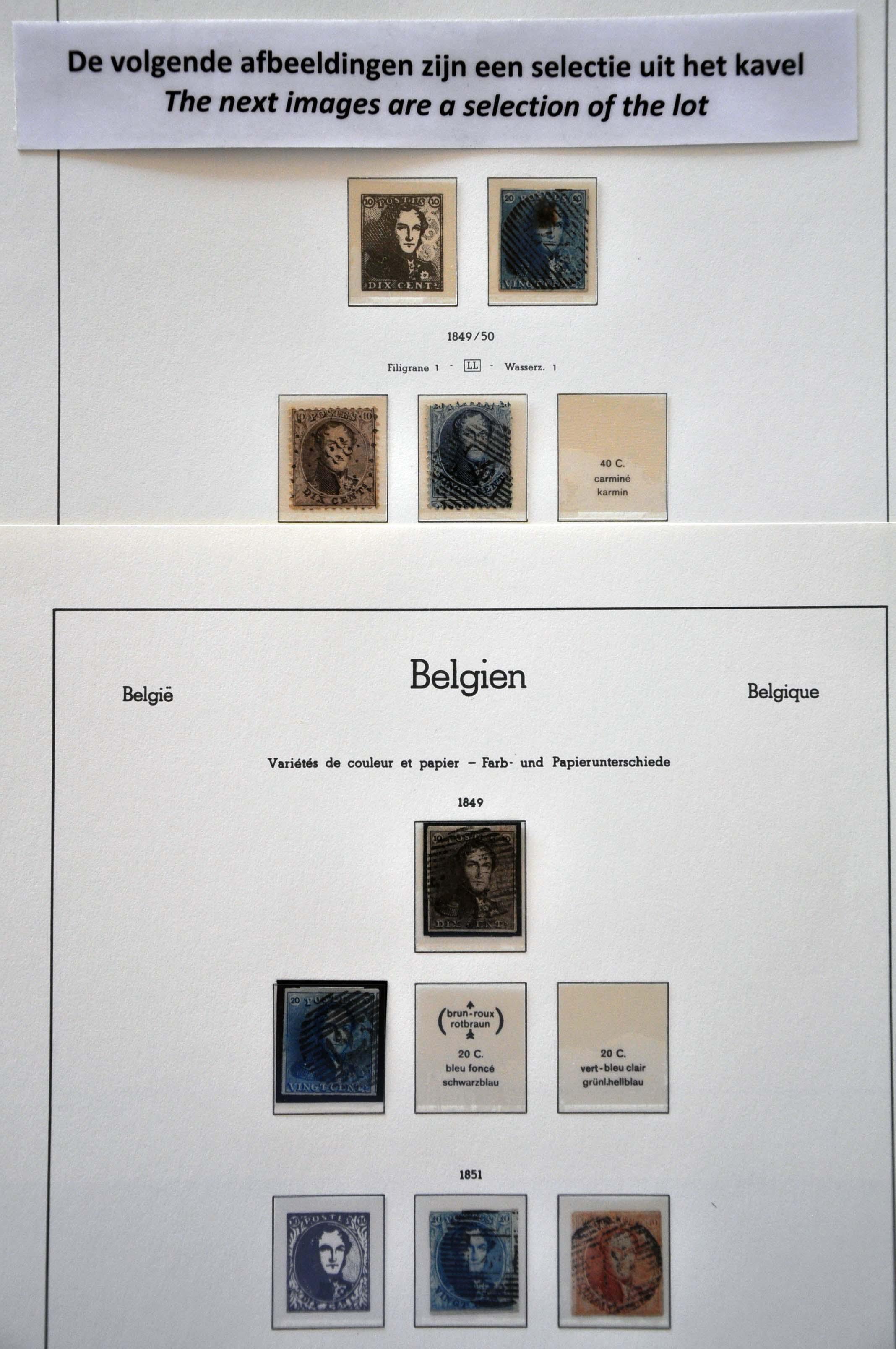 Lot 3252 - Belgium and former colonies Belgium -  Corinphila Veilingen Auction 242: General sale 