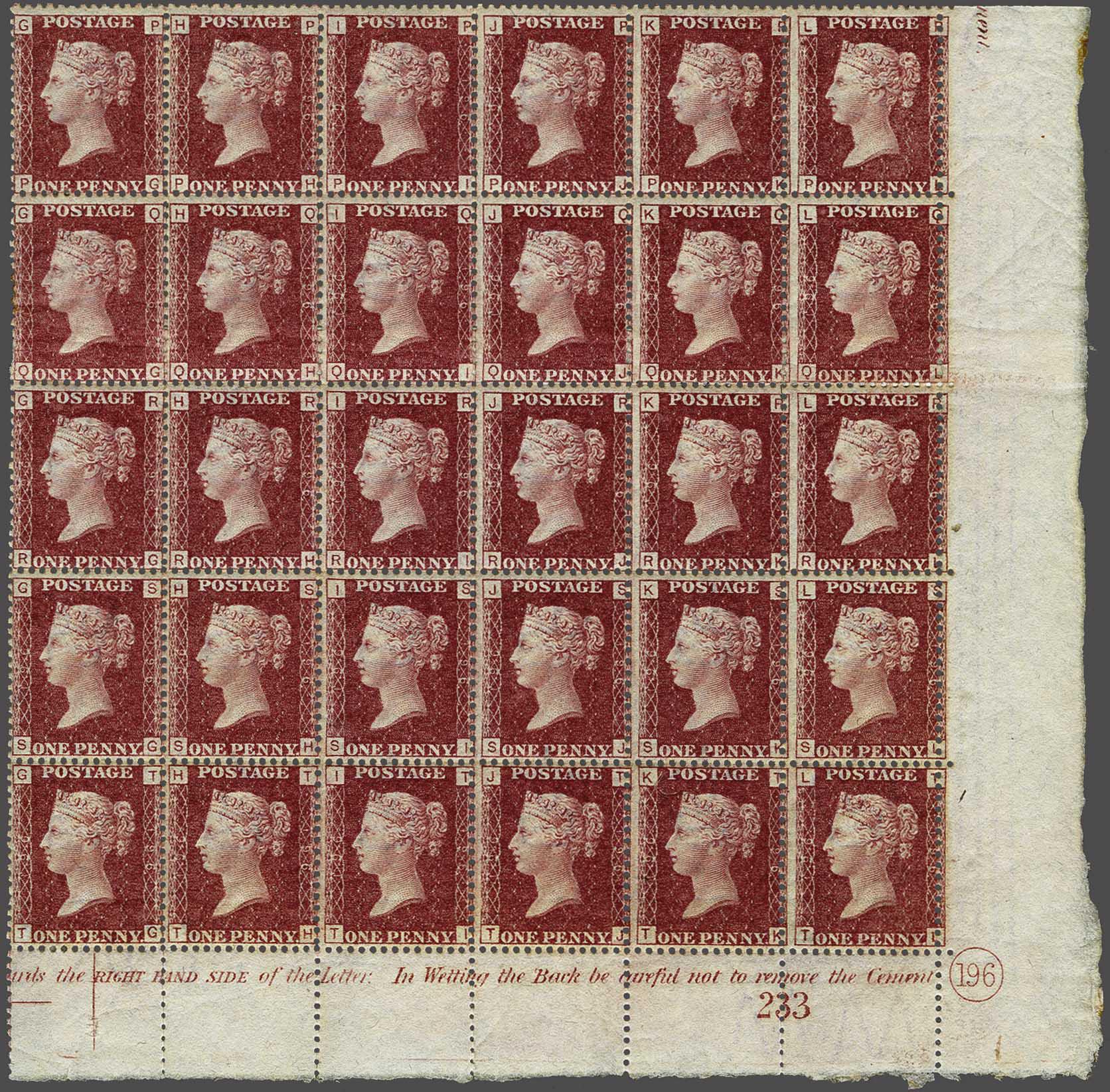 Lot 2844 - Great Britain and former colonies Great Britain -  Corinphila Veilingen Auction 242: General sale 