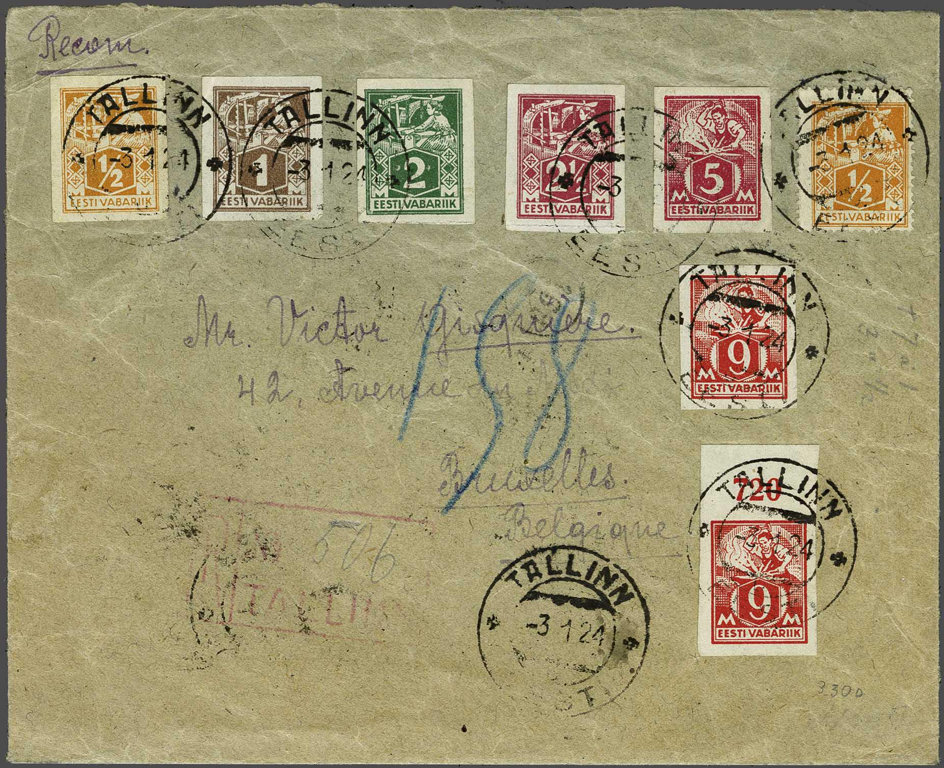 Lot 2761 - baltic states estonia - Corinphila Veilingen Auction 242: General sale Lot 2761 - baltic states estonia - Corinphila Veilingen Auction 242: General sale