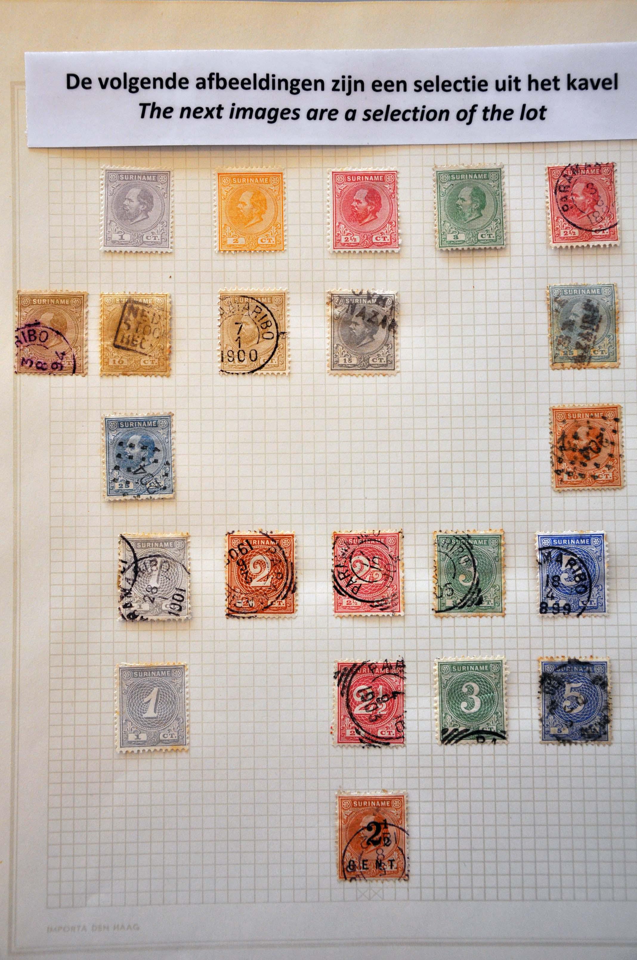 Lot 2057 - Netherlands and former colonies surinam - Corinphila Veilingen Auction 242: General sale Lot 2057 - Netherlands and former colonies surinam - Corinphila Veilingen Auction 242: General sale
