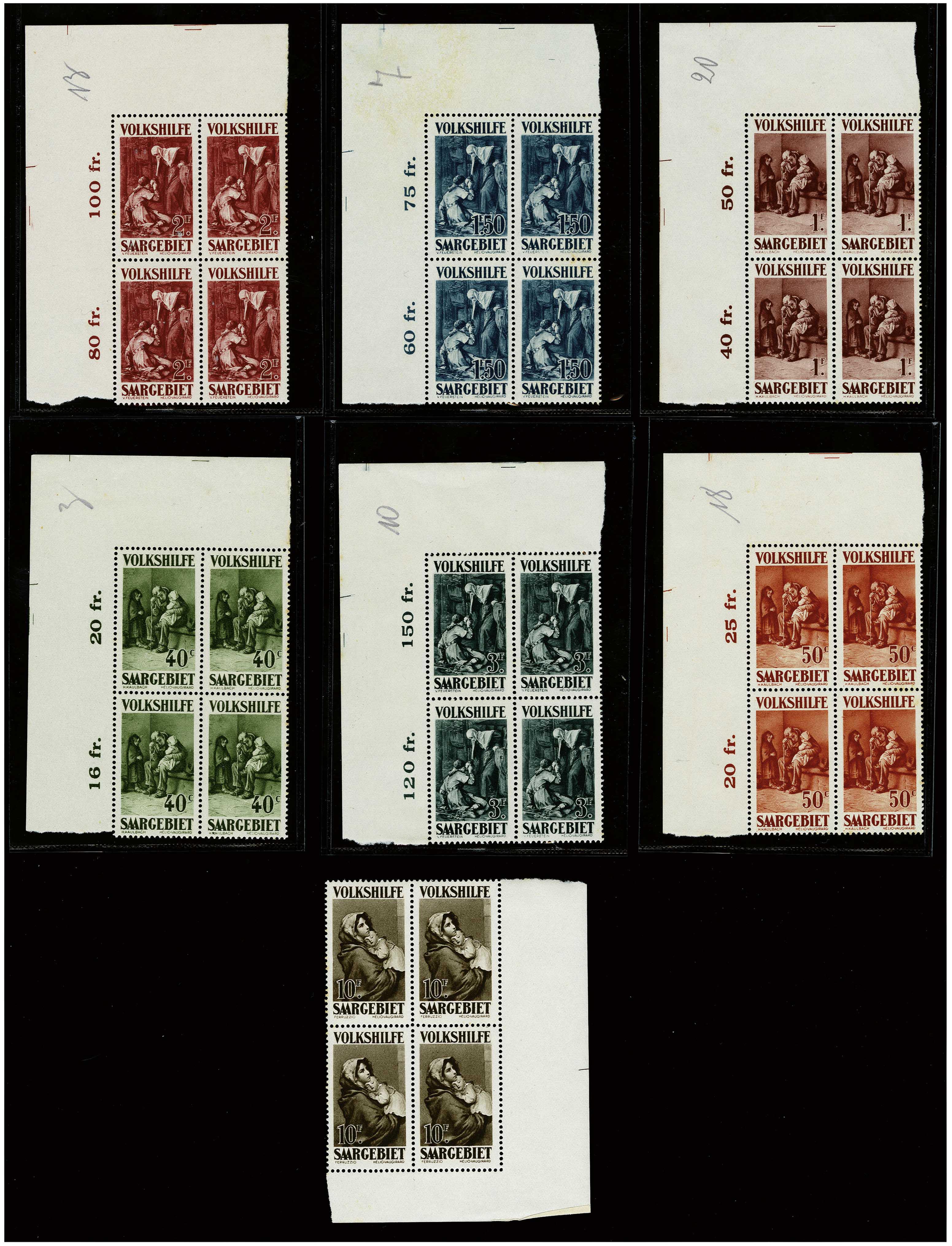 Lot 2808 - Germany and former colonies saar - Corinphila Veilingen Auction 242: General sale Lot 2808 - Germany and former colonies saar - Corinphila Veilingen Auction 242: General sale