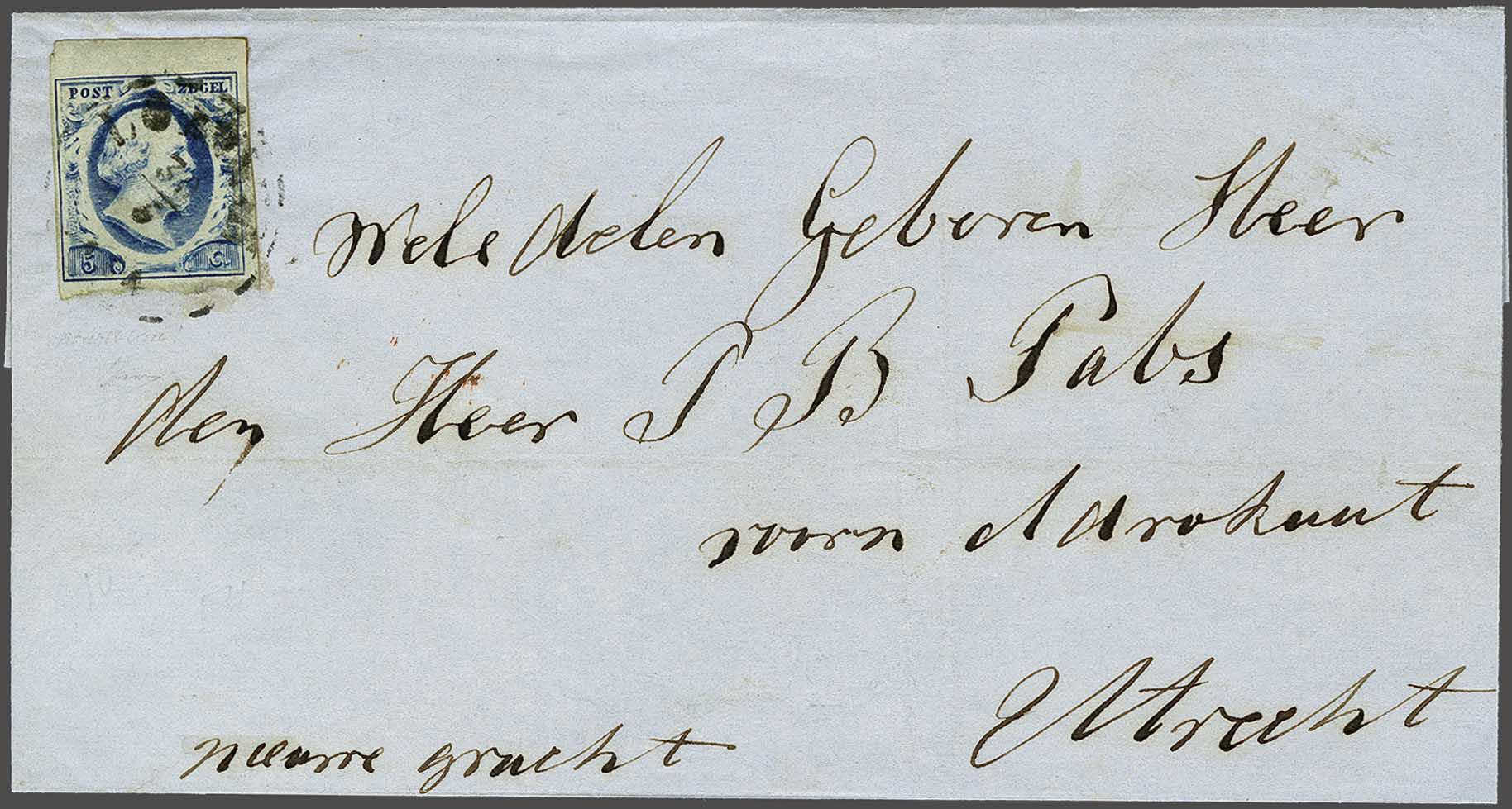 Stamp Auction - Netherlands and former colonies NL 1852 King William