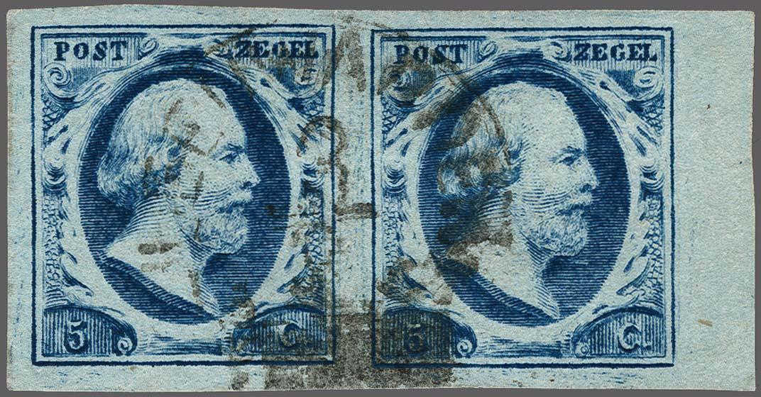 Lot 3905 - Netherlands and former colonies NL 1852 King William III -  Corinphila Veilingen Auction 250-253 - Day 4 - Proofs of Netherlands former colonies