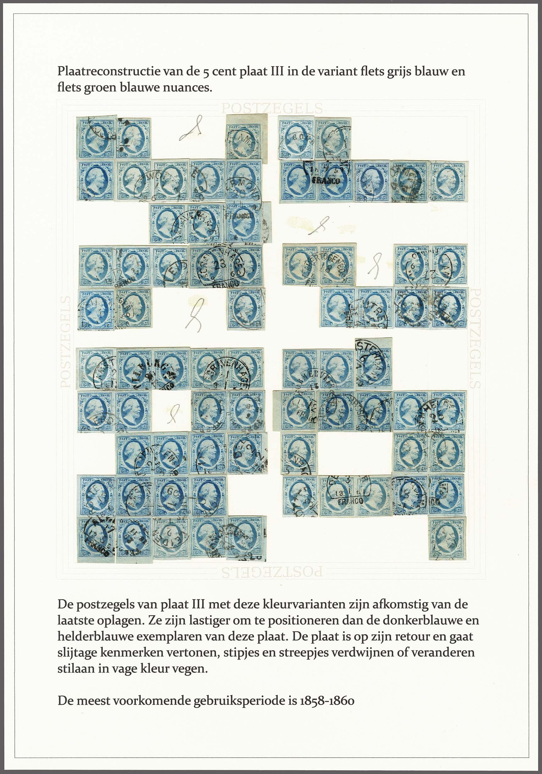 Lot 4134 - Netherlands and former colonies NL 1852 King William III -  Corinphila Veilingen Auction 250-253 - Day 4 - Proofs of Netherlands former colonies