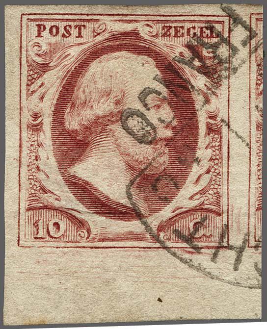 Lot 4062 - Netherlands and former colonies NL 1852 King William III - Corinphila Veilingen Auction 250-253 - Day 4 - Proofs of Netherlands former colonies Lot 4062 - Netherlands and former colonies NL 1852 King William III - Corinphila Veilingen Auction 250-253 - Day 4 - Proofs of Netherlands former colonies