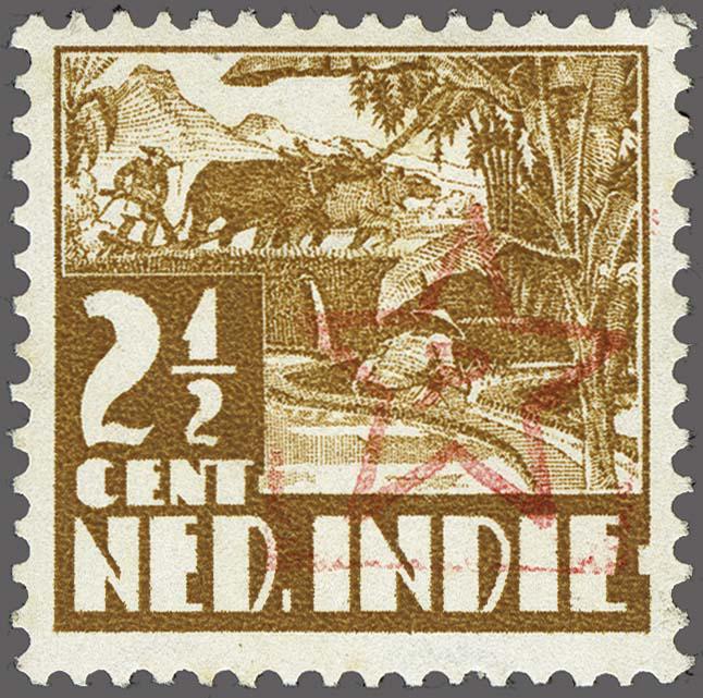Lot 2768 - Netherlands and former colonies Japanese Occupation Sumatra -  Corinphila Veilingen Auction 250-253 - Day 3 - Netherlands and former colonies - Single lots & Picture postcards