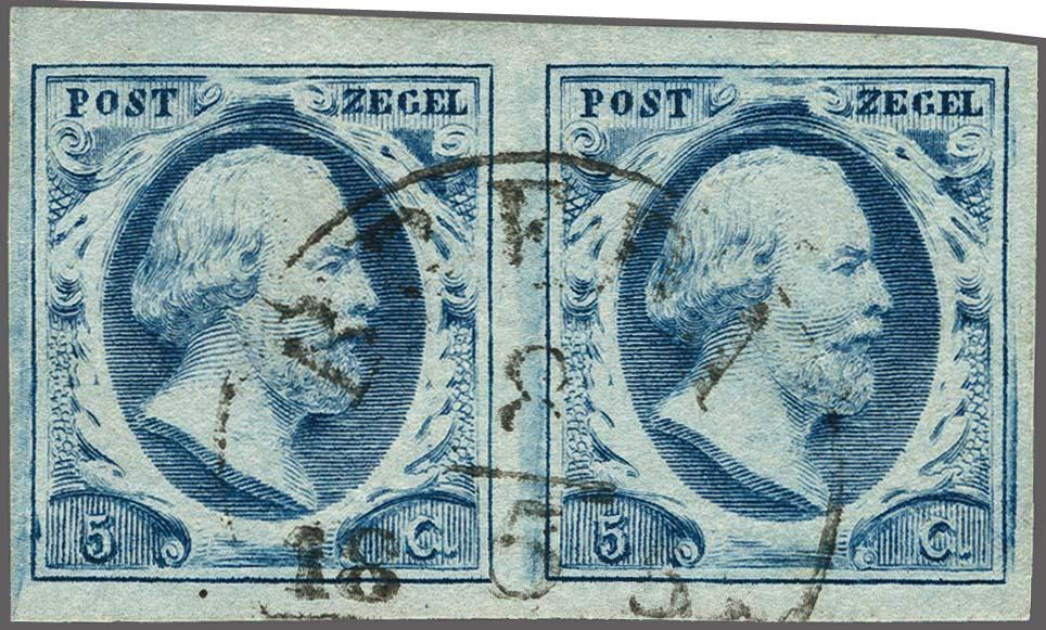 Lot 3883 - Netherlands and former colonies NL 1852 King William III -  Corinphila Veilingen Auction 250-253 - Day 4 - Proofs of Netherlands former colonies