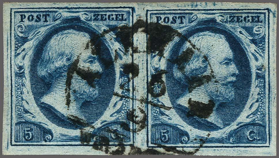 Lot 4242 - Netherlands and former colonies NL Semi-circular Cancellation - Corinphila Veilingen Auction 250-253 - Day 4 - Proofs of Netherlands former colonies Lot 4242 - Netherlands and former colonies NL Semi-circular Cancellation - Corinphila Veilingen Auction 250-253 - Day 4 - Proofs of Netherlands former colonies