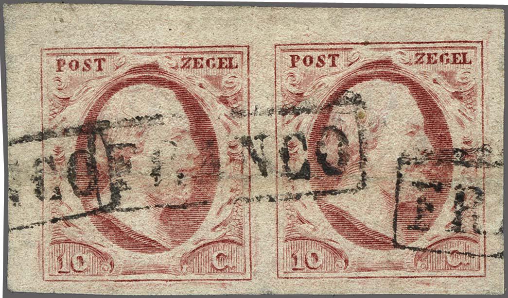 Lot 4098 - Netherlands and former colonies NL 1852 King William III - Corinphila Veilingen Auction 250-253 - Day 4 - Proofs of Netherlands former colonies Lot 4098 - Netherlands and former colonies NL 1852 King William III - Corinphila Veilingen Auction 250-253 - Day 4 - Proofs of Netherlands former colonies