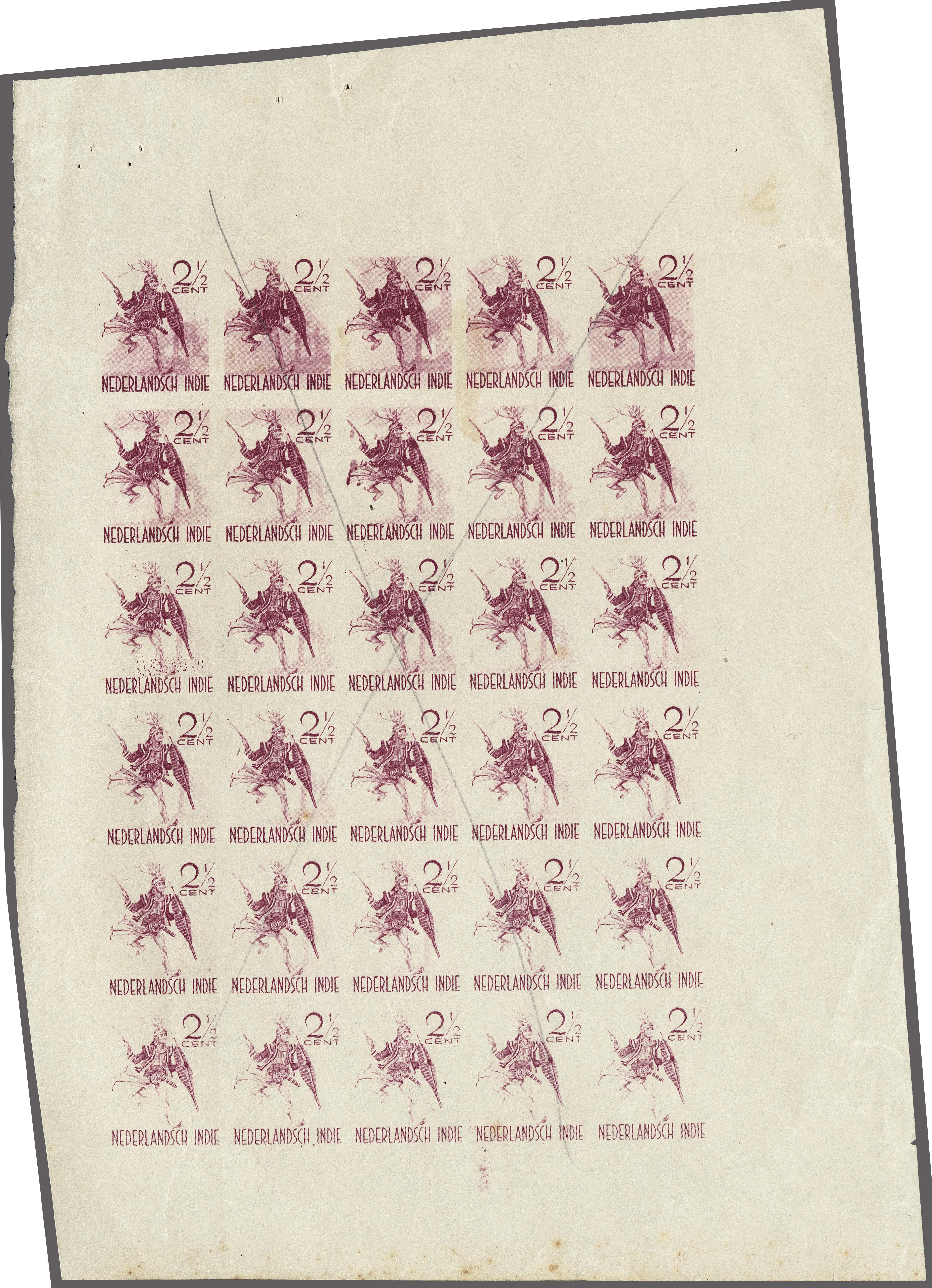Lot 3352 - Netherlands and former colonies Netherlands Indies - Corinphila Veilingen Auction 250-253 - Day 4 - Proofs of Netherlands former colonies Lot 3352 - Netherlands and former colonies Netherlands Indies - Corinphila Veilingen Auction 250-253 - Day 4 - Proofs of Netherlands former colonies