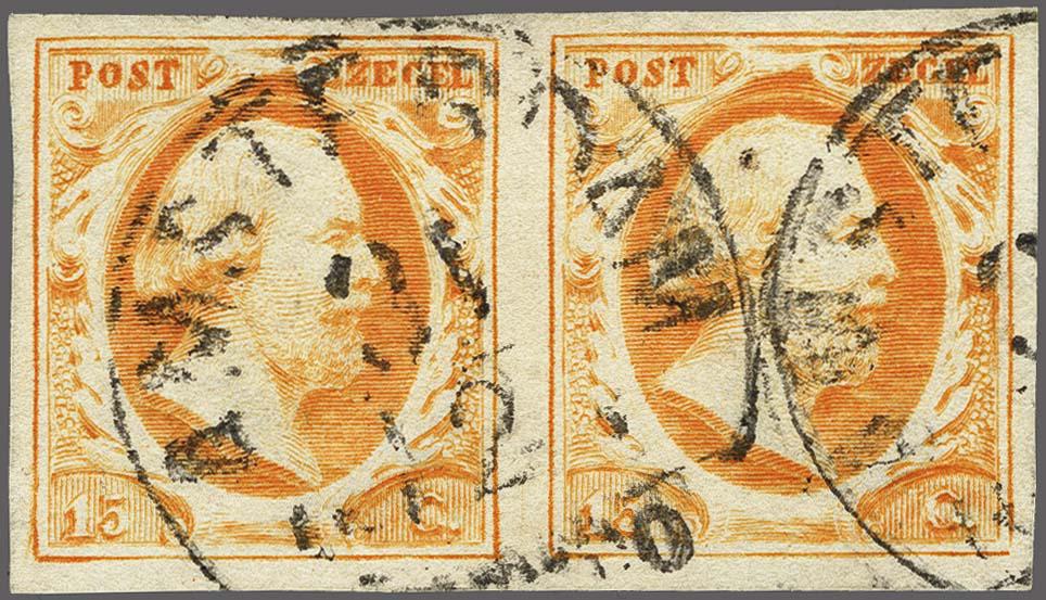 Lot 4112 - Netherlands and former colonies NL 1852 King William III -  Corinphila Veilingen Auction 250-253 - Day 4 - Proofs of Netherlands former colonies