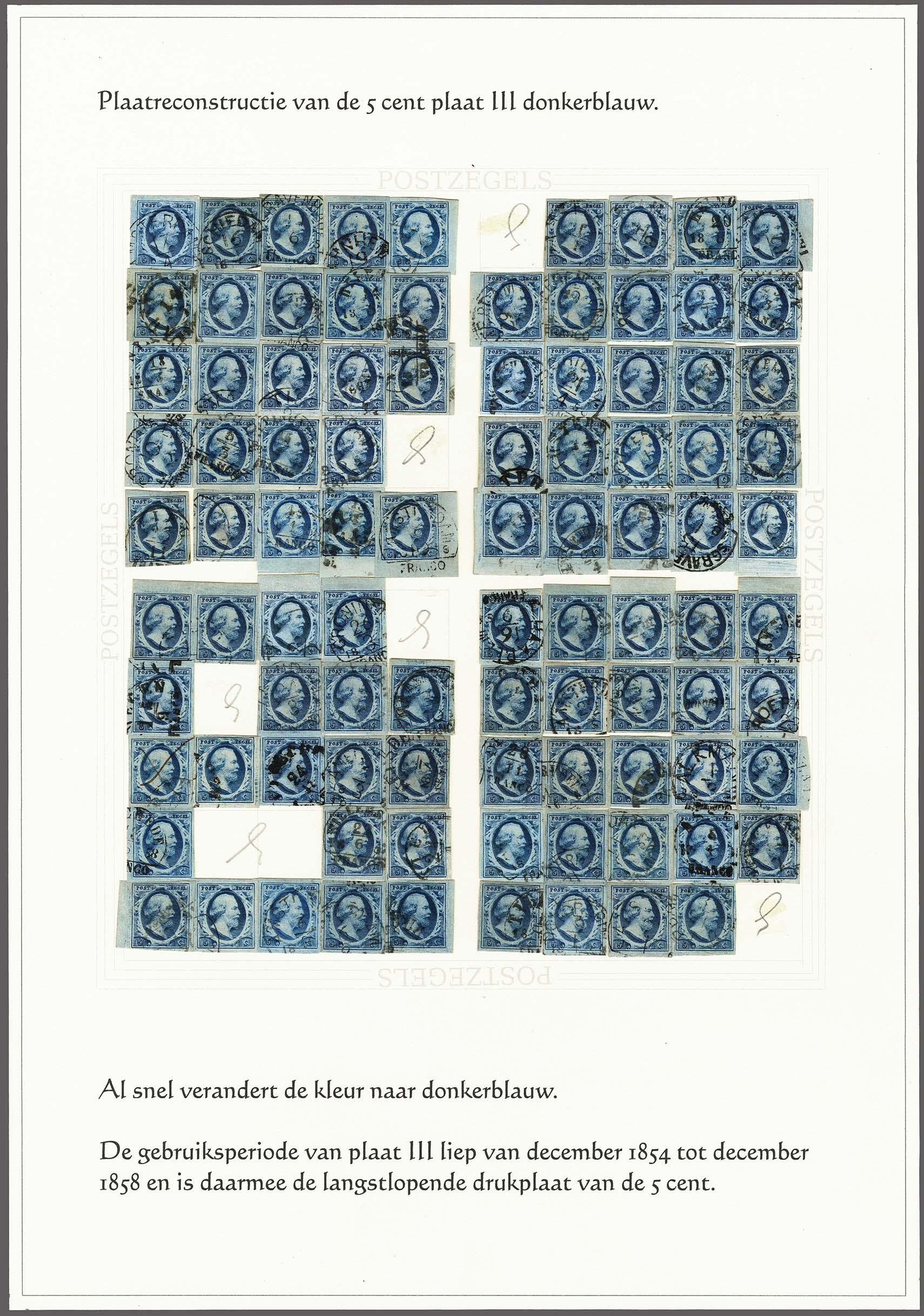 Lot 4131 - Netherlands and former colonies NL 1852 King William III -  Corinphila Veilingen Auction 250-253 - Day 4 - Proofs of Netherlands former colonies