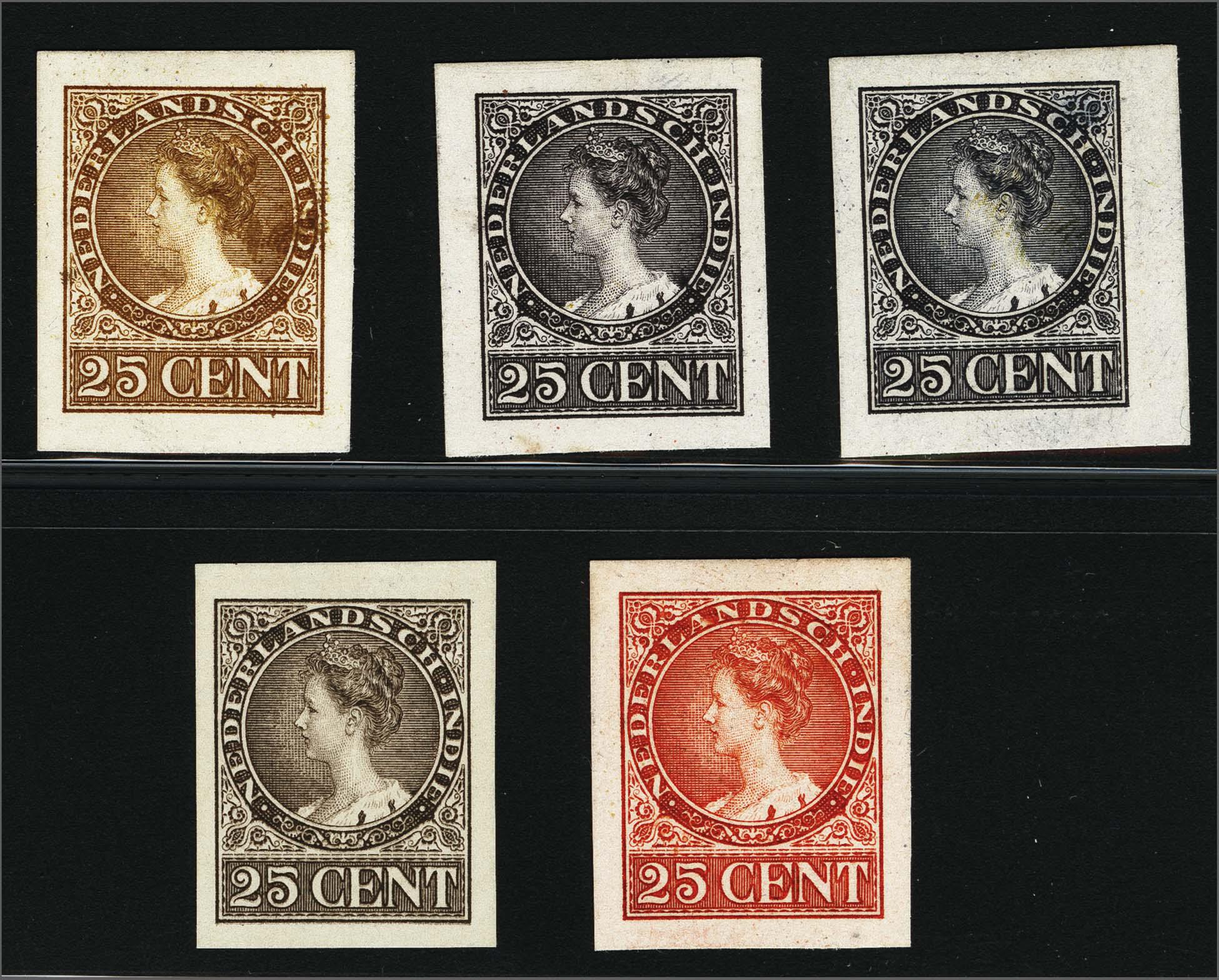Lot 3318 - Netherlands and former colonies Netherlands Indies -  Corinphila Veilingen Auction 250-253 - Day 4 - Proofs of Netherlands former colonies