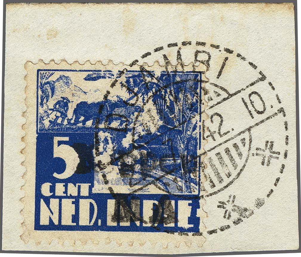 Lot 2769 - Netherlands and former colonies Japanese Occupation Sumatra -  Corinphila Veilingen Auction 250-253 - Day 3 - Netherlands and former colonies - Single lots & Picture postcards