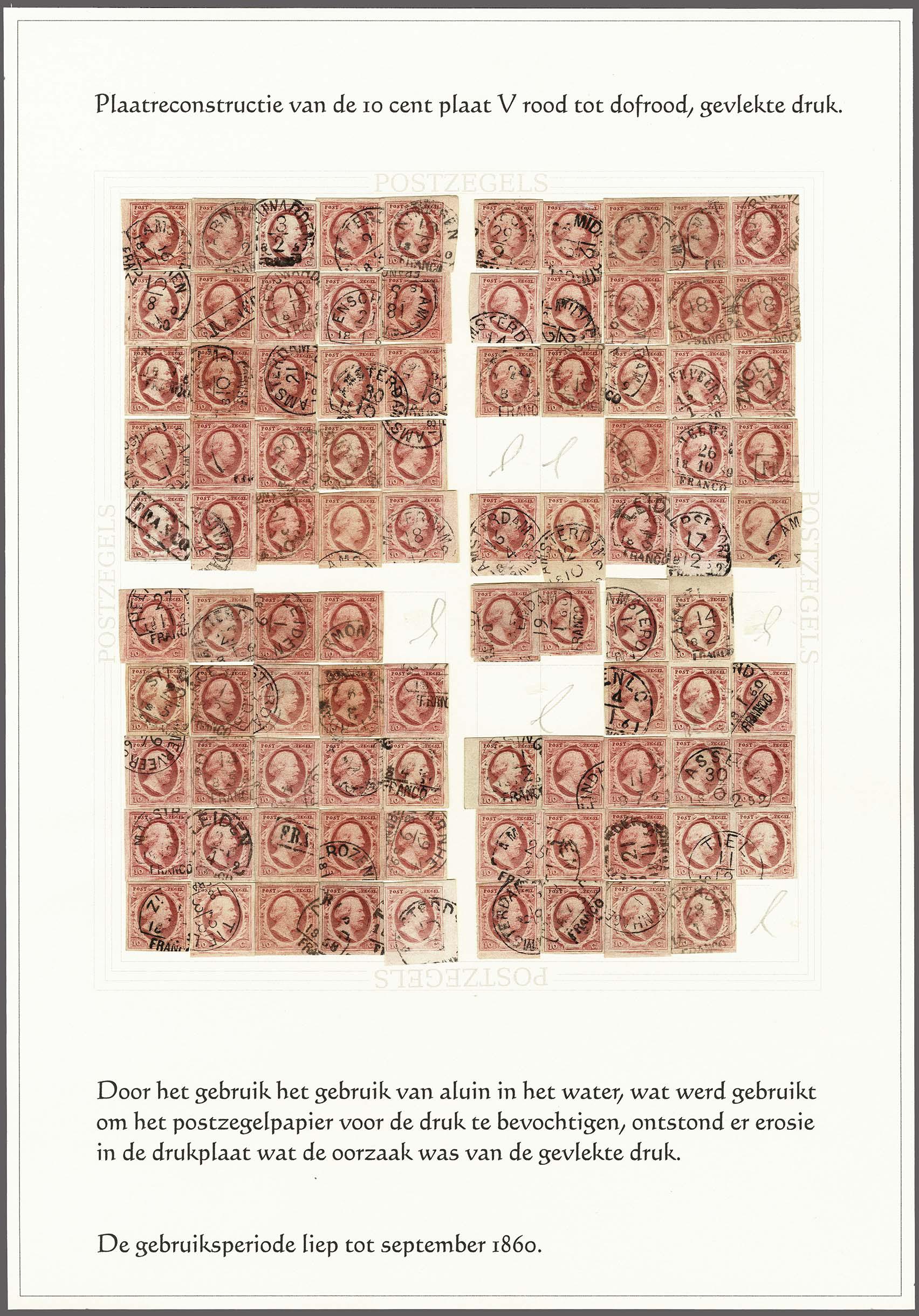 Lot 4149 - Netherlands and former colonies NL 1852 King William III -  Corinphila Veilingen Auction 250-253 - Day 4 - Proofs of Netherlands former colonies