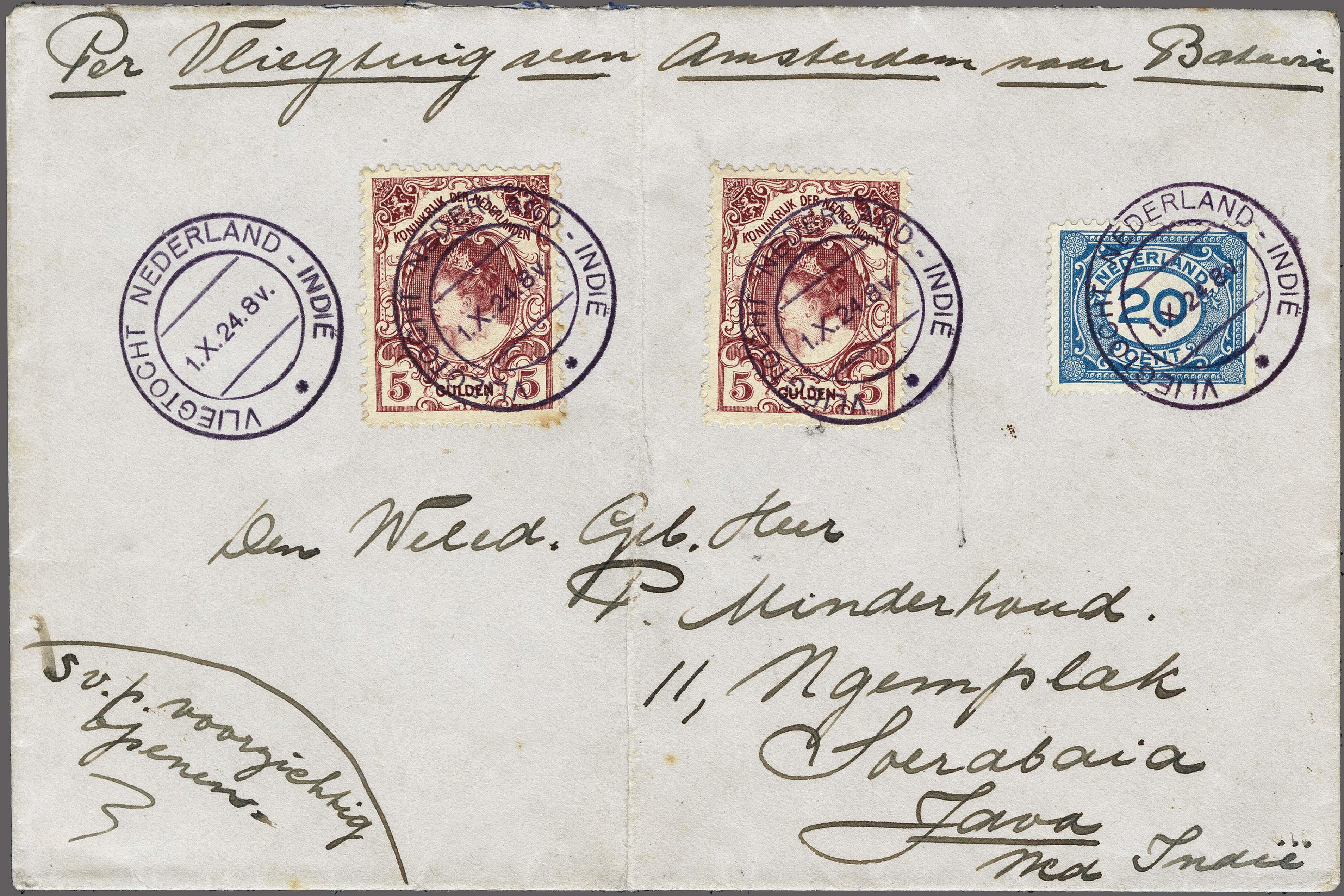 Lot 2627 - Netherlands and former colonies Netherlands - Corinphila Veilingen Auction 250-253 - Day 3 - Netherlands and former colonies - Single lots & Picture postcards Lot 2627 - Netherlands and former colonies Netherlands - Corinphila Veilingen Auction 250-253 - Day 3 - Netherlands and former colonies - Single lots & Picture postcards